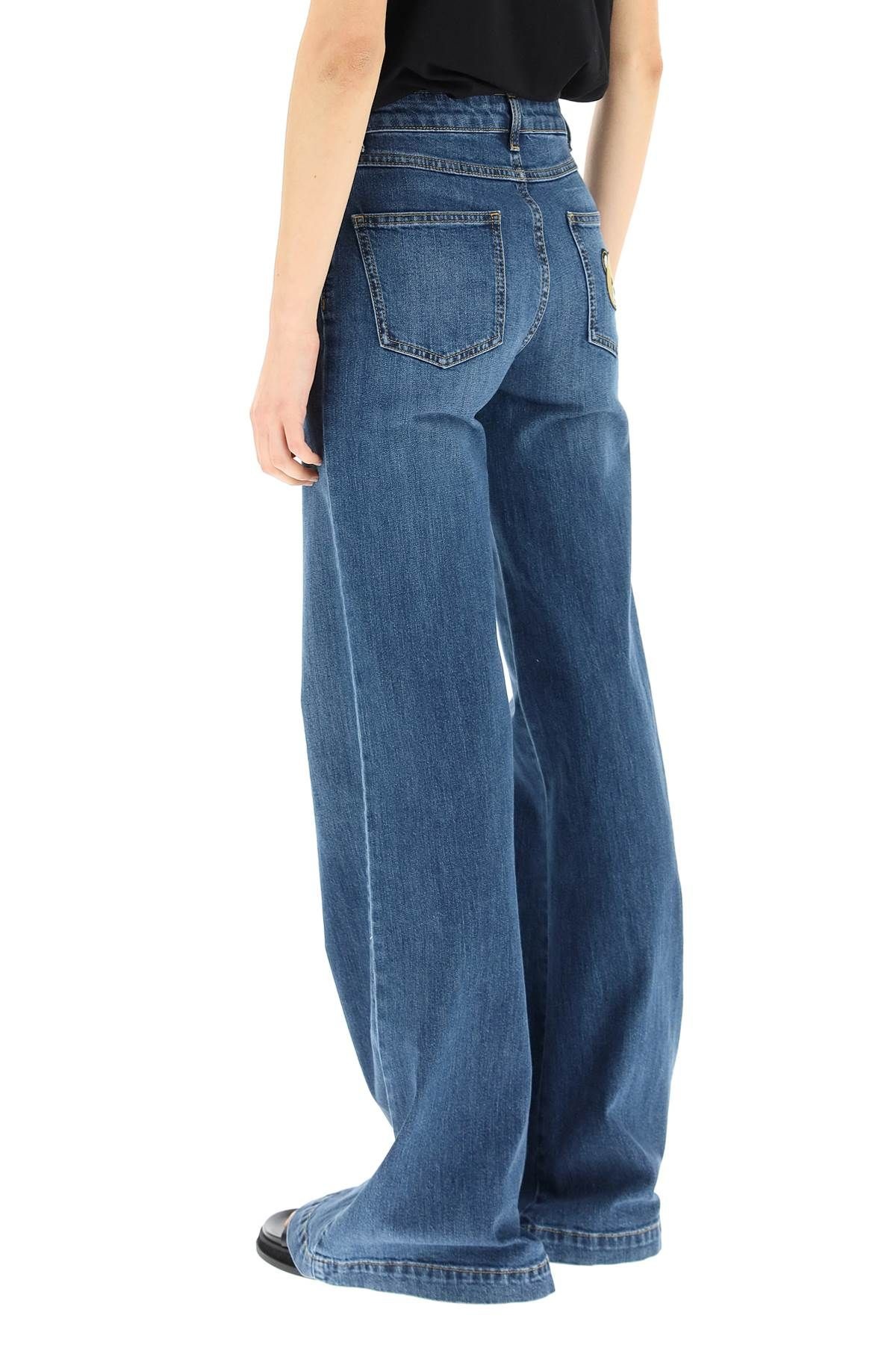 TEDDY BEAR FLARE JEANS - 4