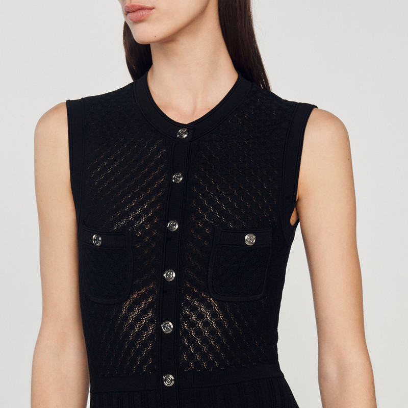 knitted sleeveless midi dress 4