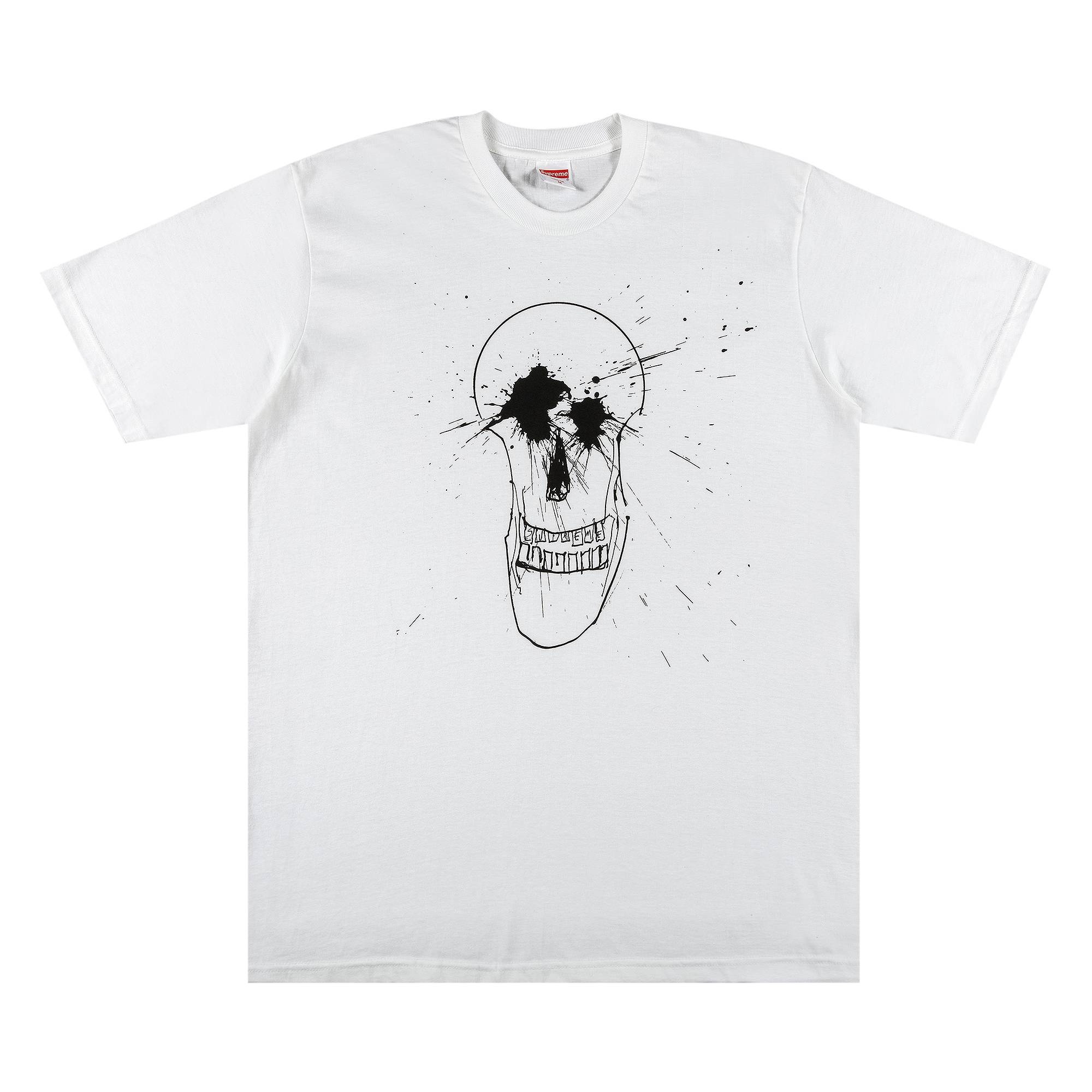 Supreme Ralph Steadman Skull Tee 'White' - 1