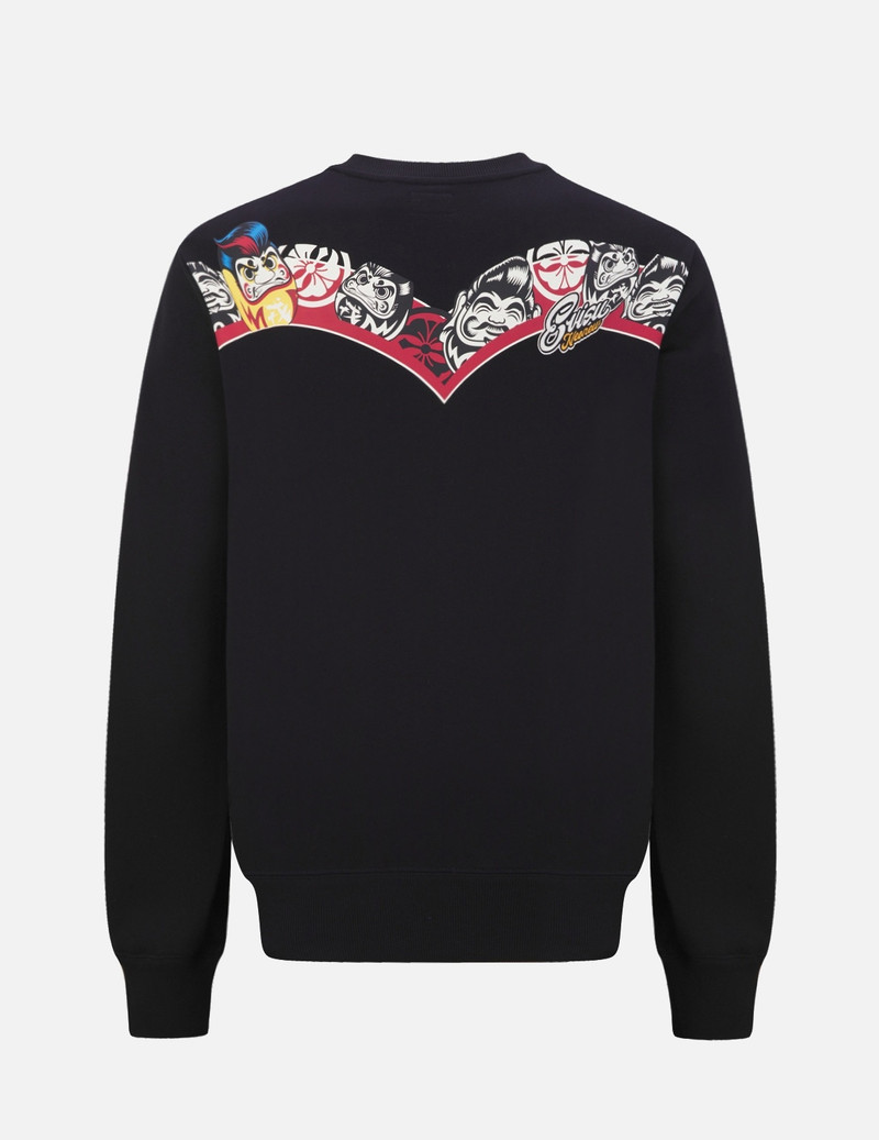 EVISU DARUMA DAICOCK PRINT SWEATSHIRT outlook