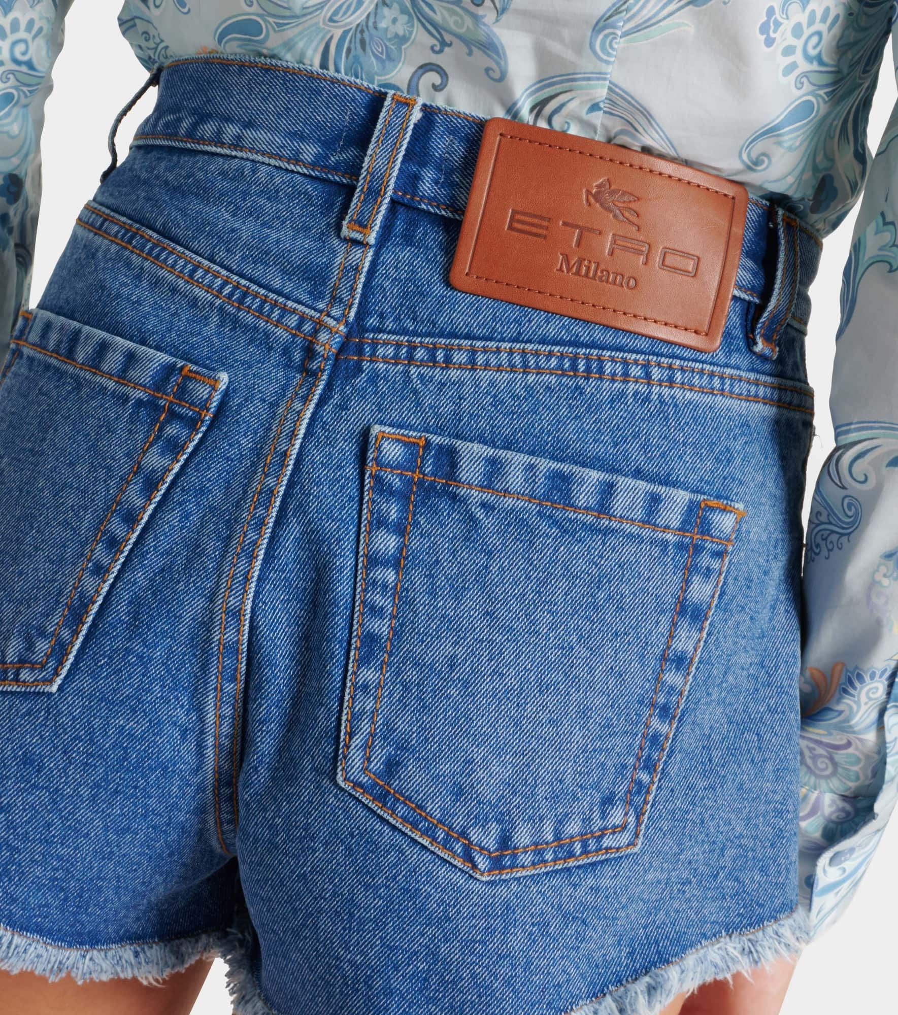 Denim shorts - 5
