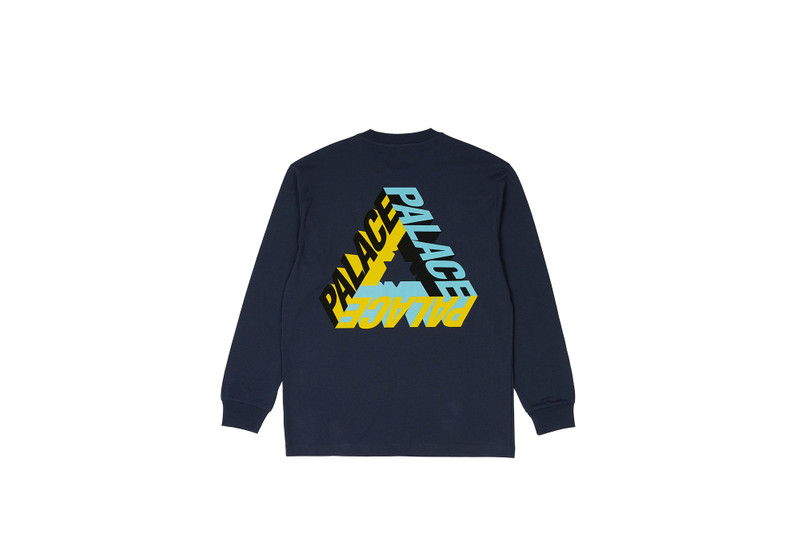 PALACE P-3D LONGSLEEVE NAVY outlook