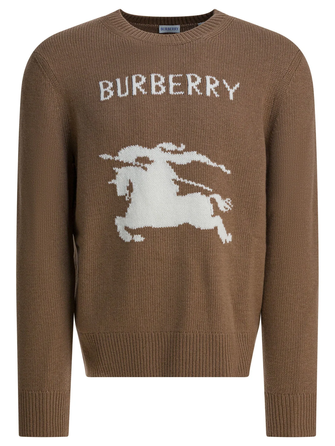Burberry Wool And Cashmere Crewneck Sweater - 1