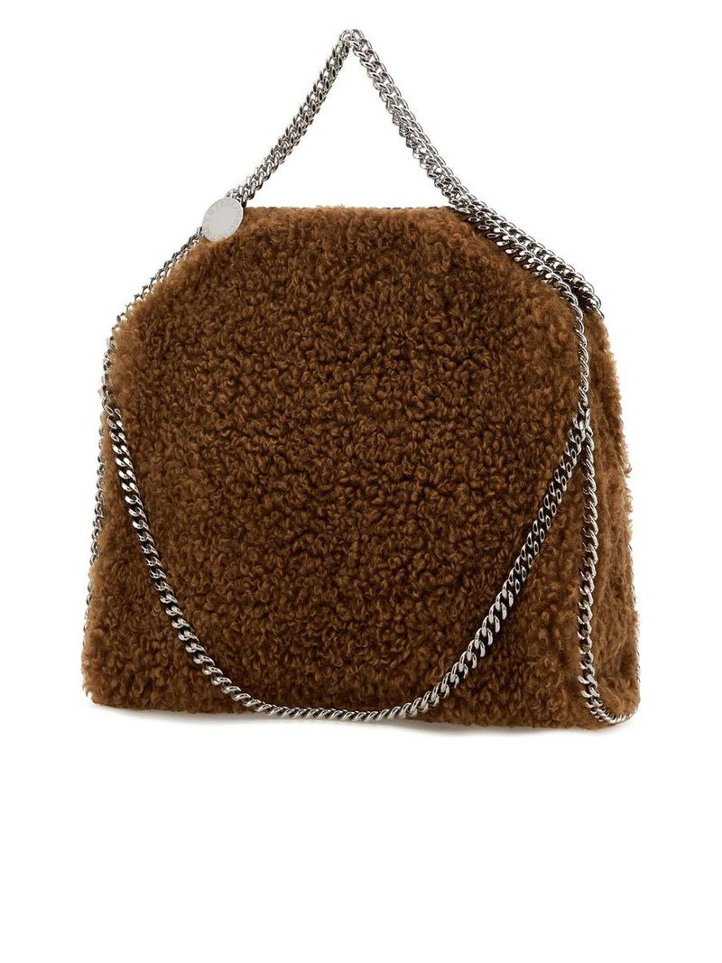 Stella McCartney Falabella Chain Shearling Handbag outlook