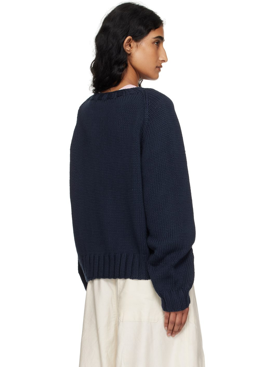 SSENSE Exclusive Navy Atomic Cardigan - 3
