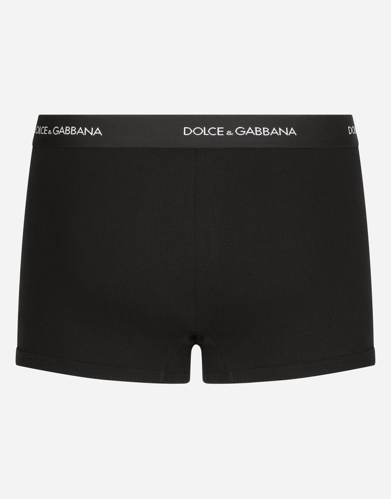 Dolce & Gabbana Fine-rib regular cotton boxers outlook
