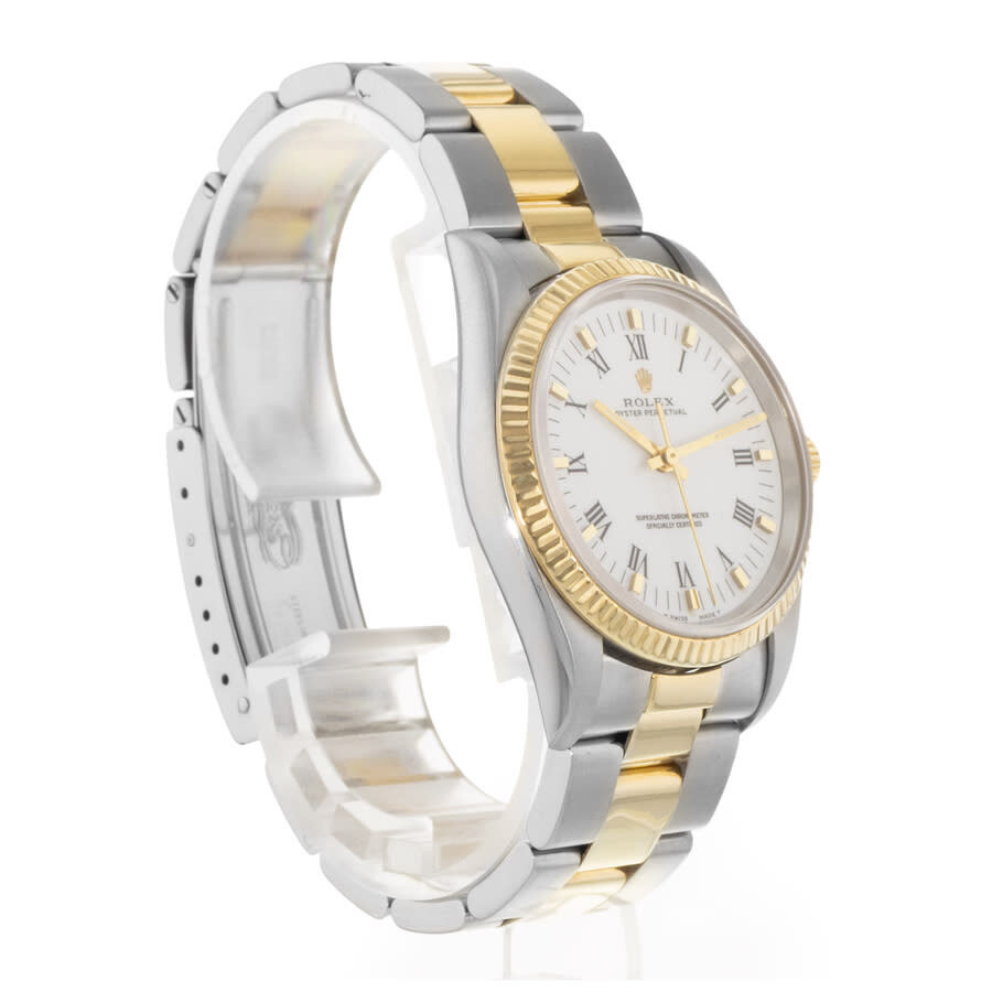 Pre-owned Rolex Oyster Perpetual 34 Automatic White Dial Men's Watch 14233 WSO - 7