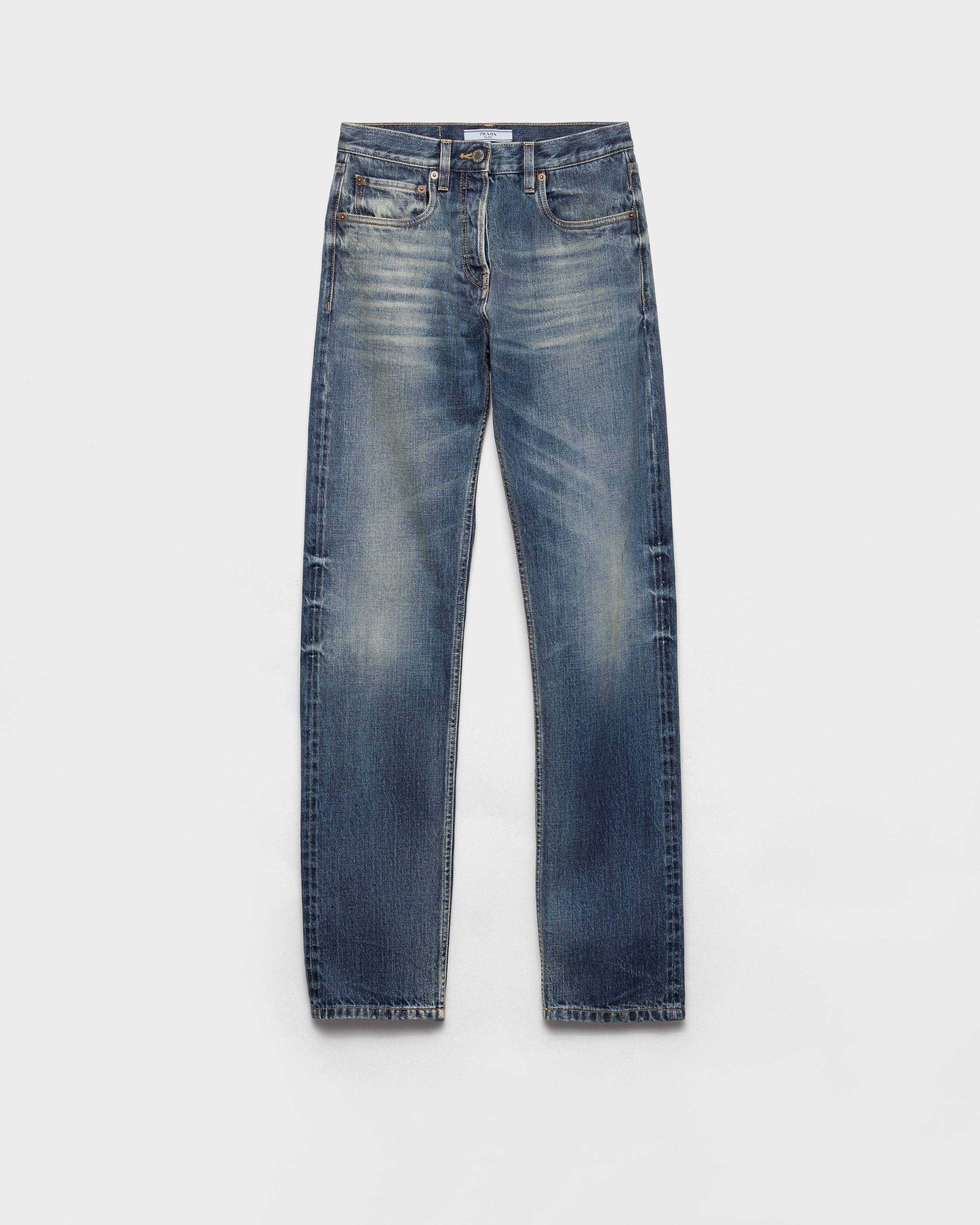Tapered selvedge denim jeans - 1