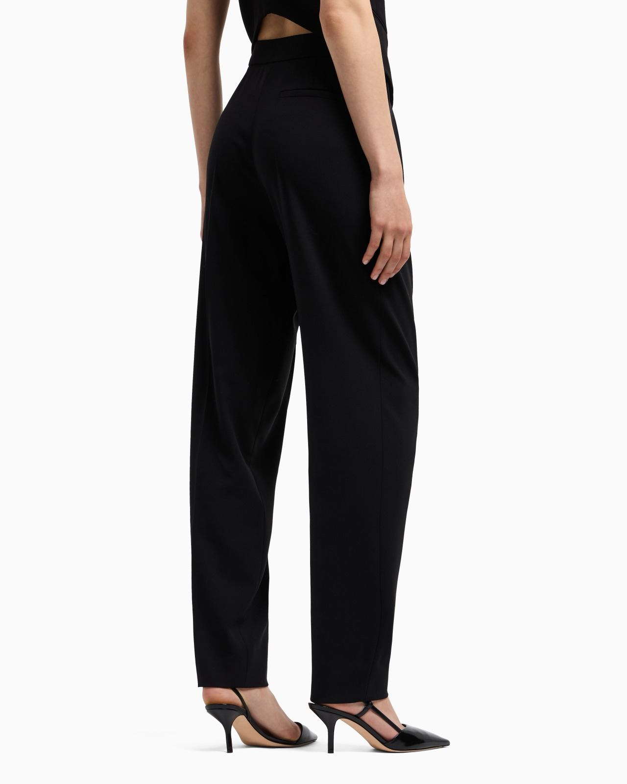 TWO-PLEAT BARATHEA-WOOL TROUSERS - 3