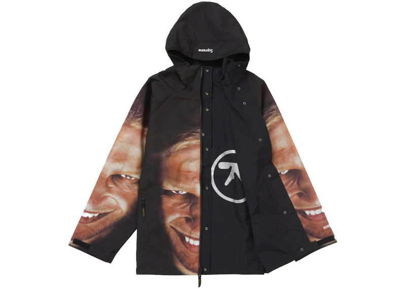 Supreme Supreme Aphex Twin Reversible GORE-TEX Hooded Jacket Black outlook