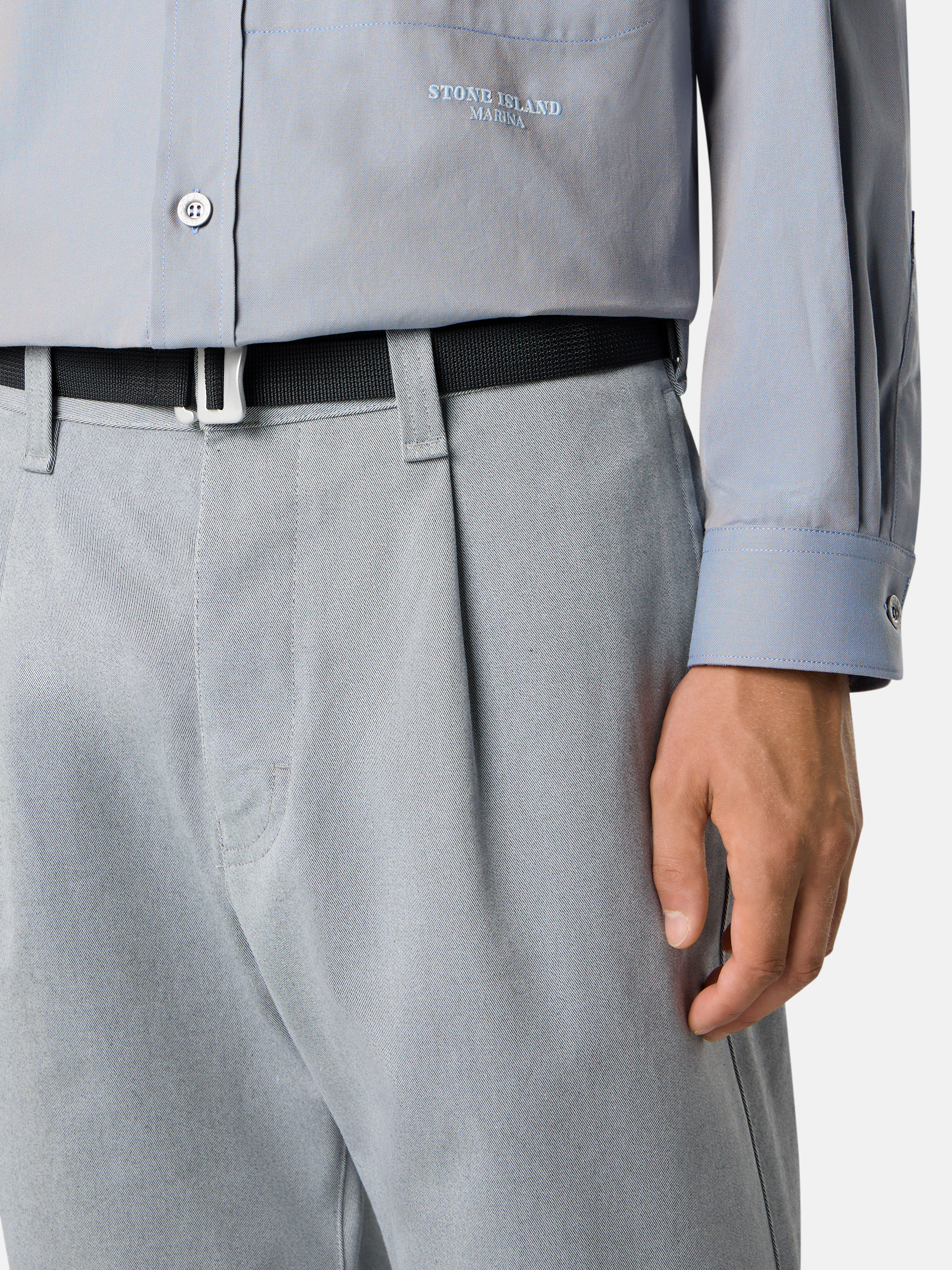 3100015 STRETCH GABARDINE_STONE ISLAND MARINA - 4