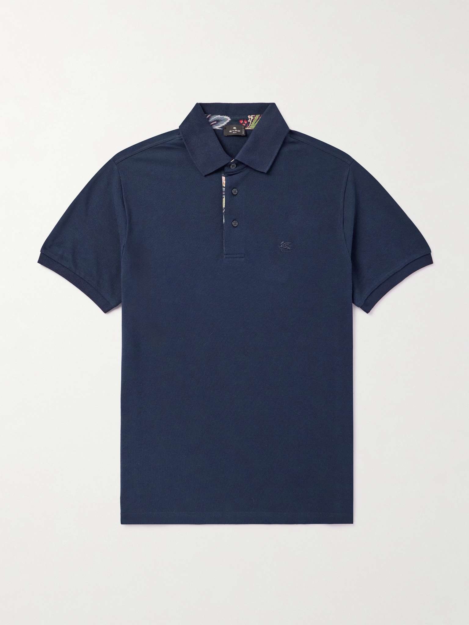 Logo-Embroidered Cotton-Piqué Polo Shirt - 1