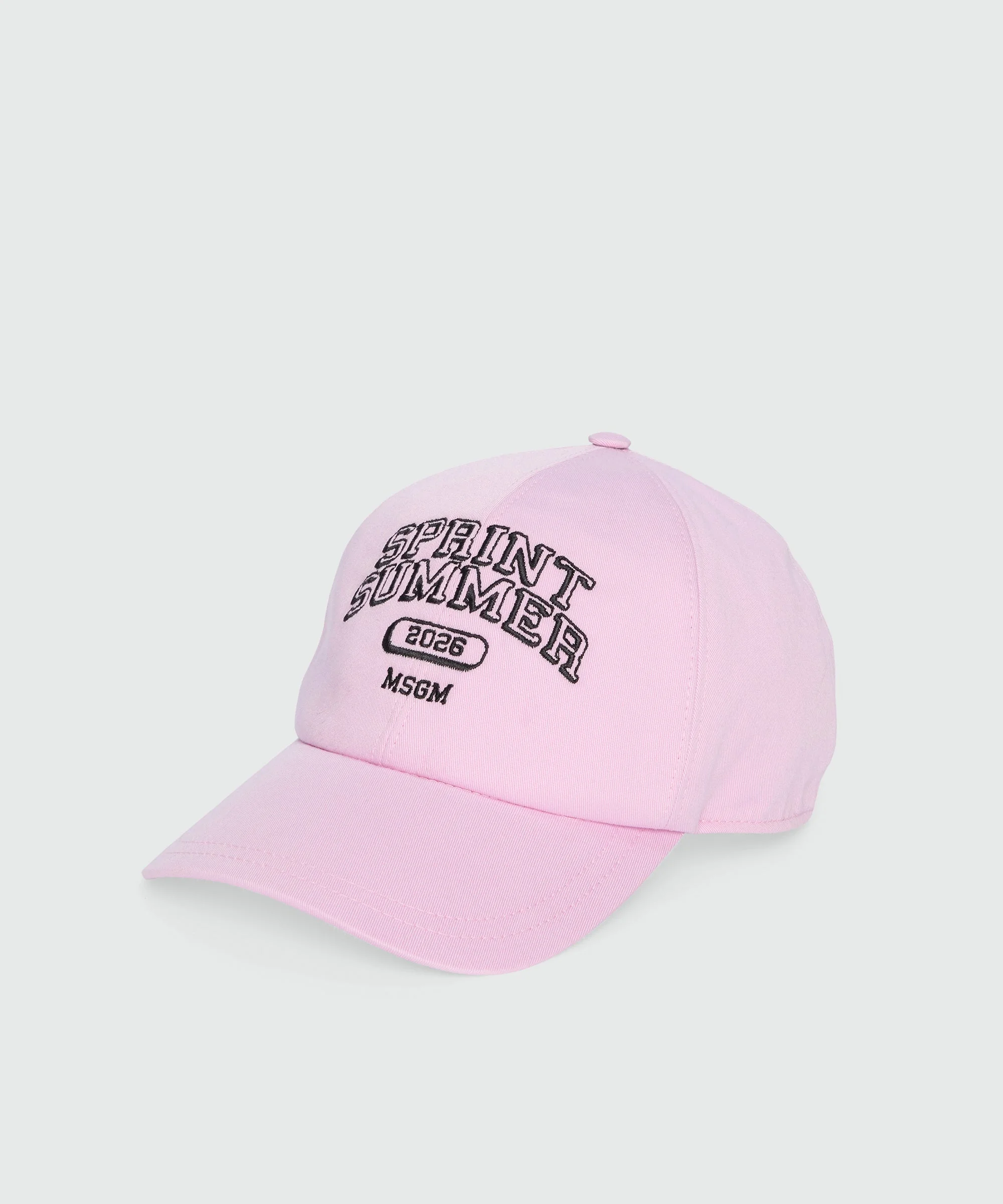 Pink baseball cap with MSGM embroidery - 1