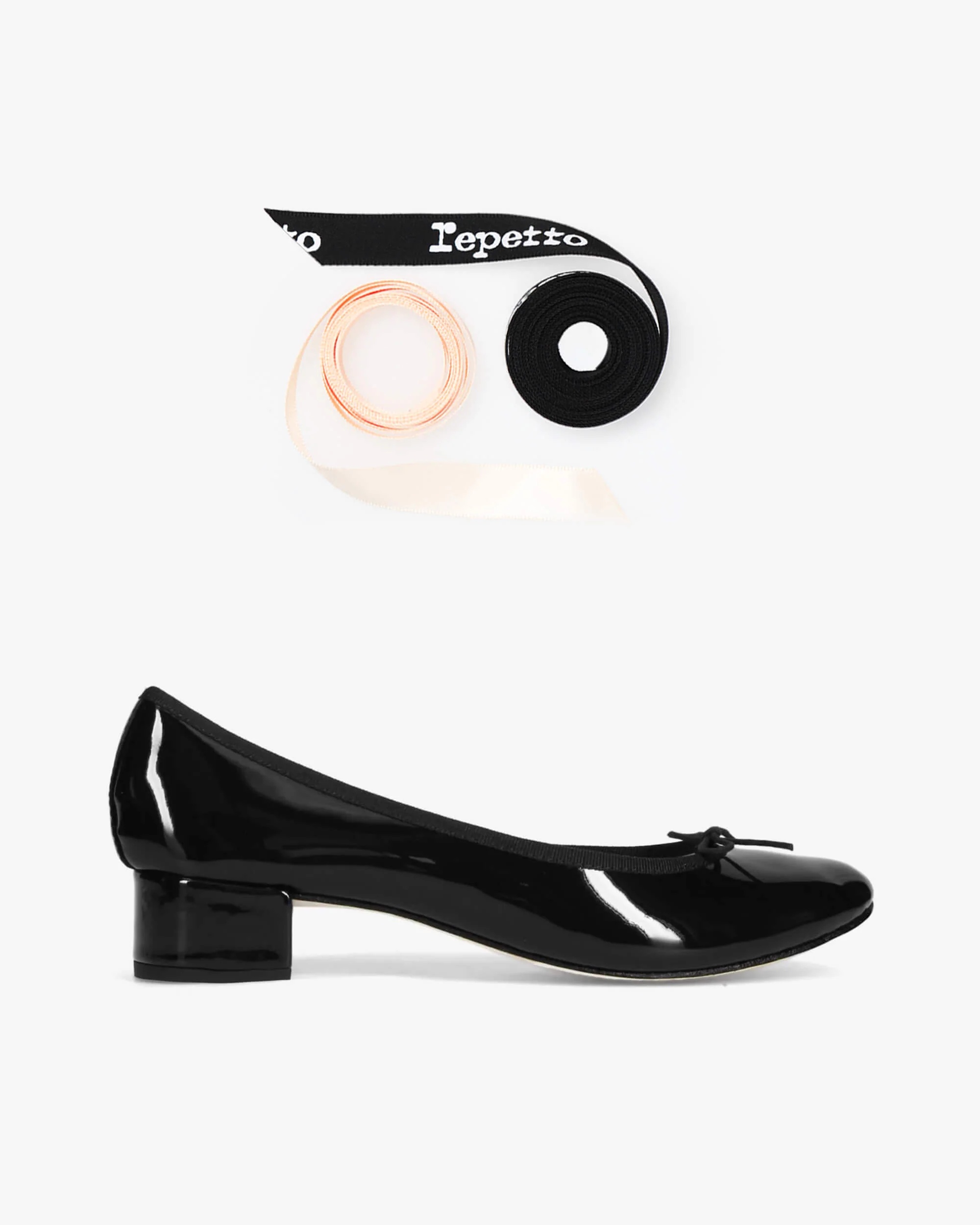 Repetto CAMILLE BALLERINAS REMOVABLE RIBBONS | REVERSIBLE
