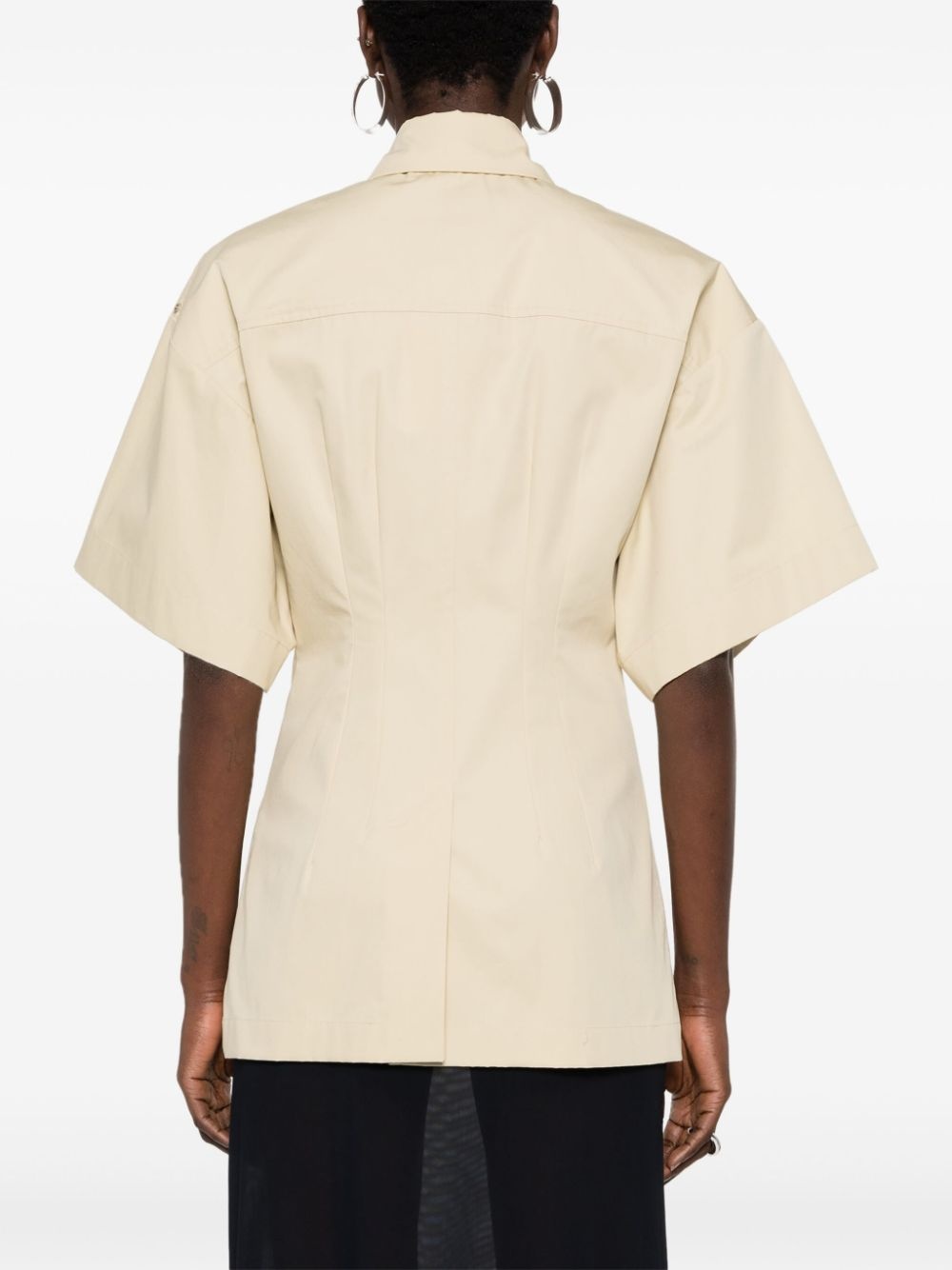 short-sleeves cotton shirt - 4