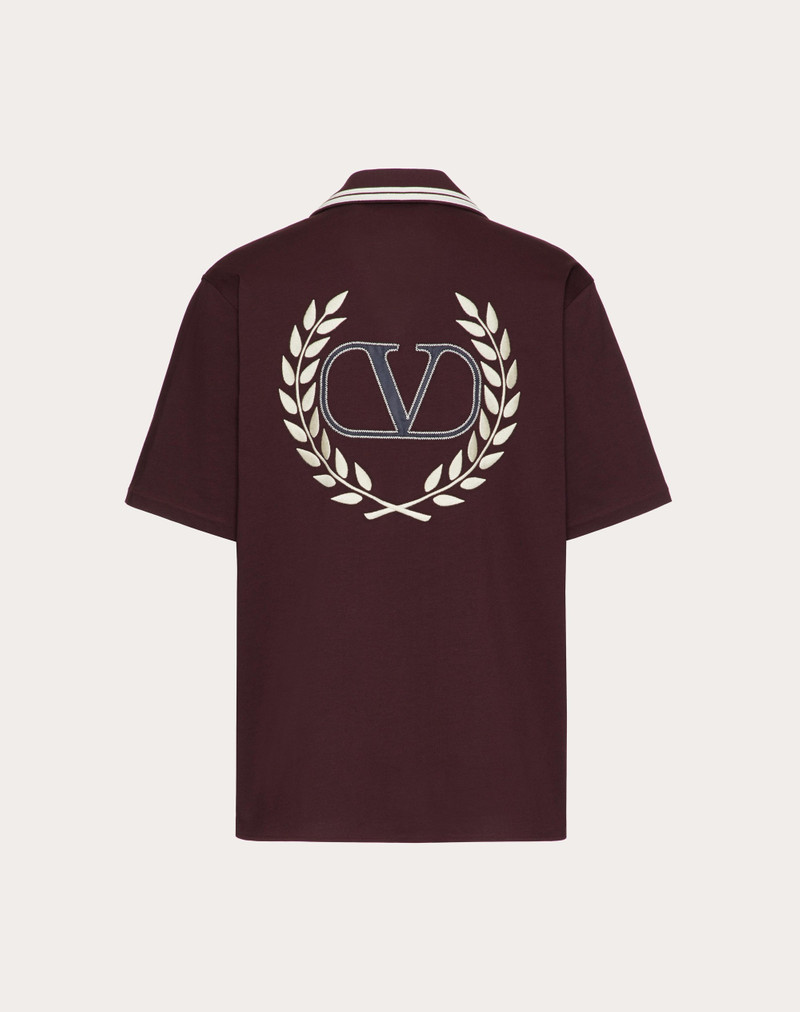 MAISON VALENTINO EMBROIDERED COTTON SHIRT 3