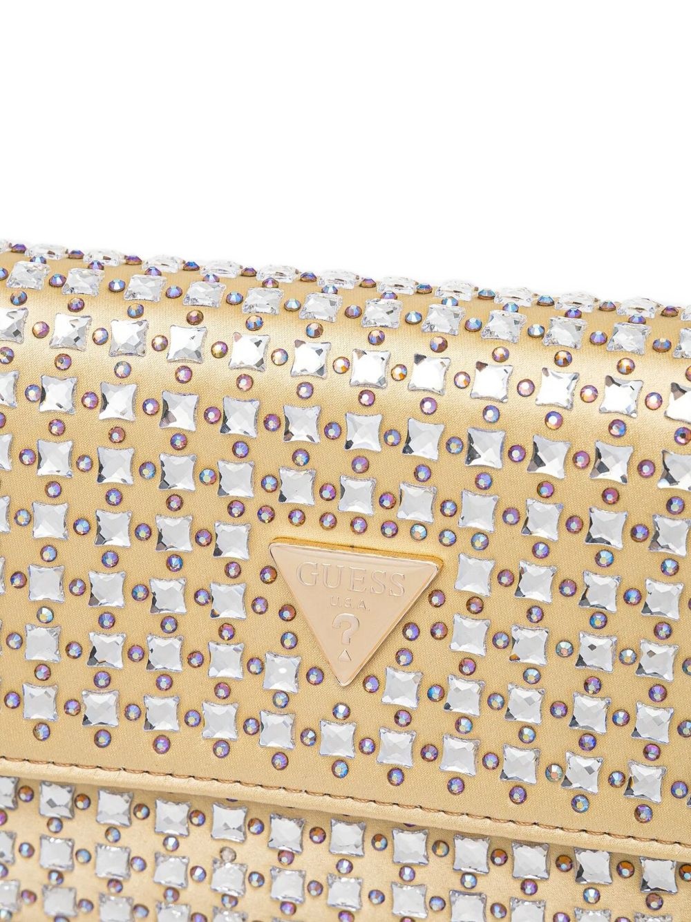 Zaine rhinestone-embellished clutch bag - 4