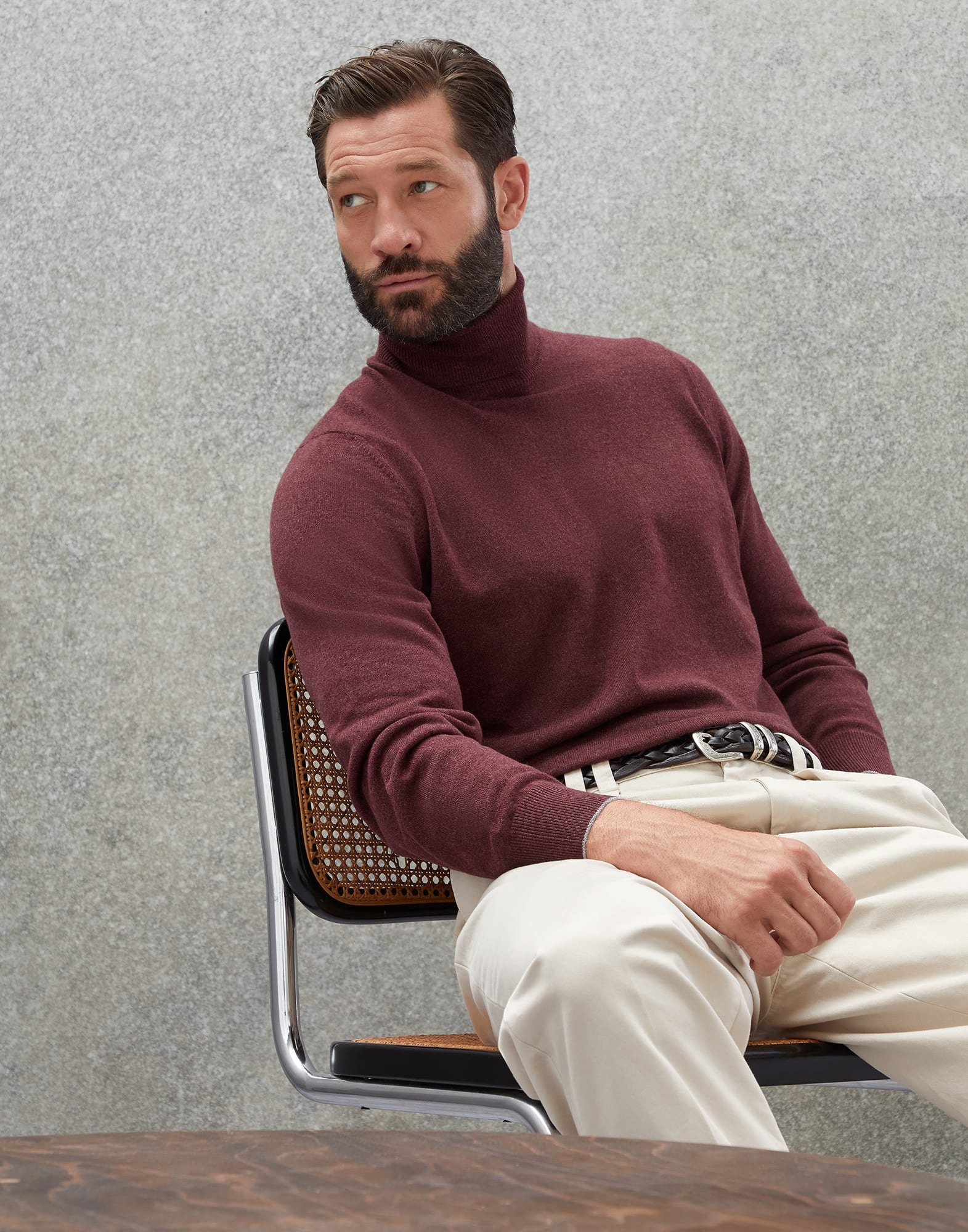 Cashmere turtleneck sweater - 6