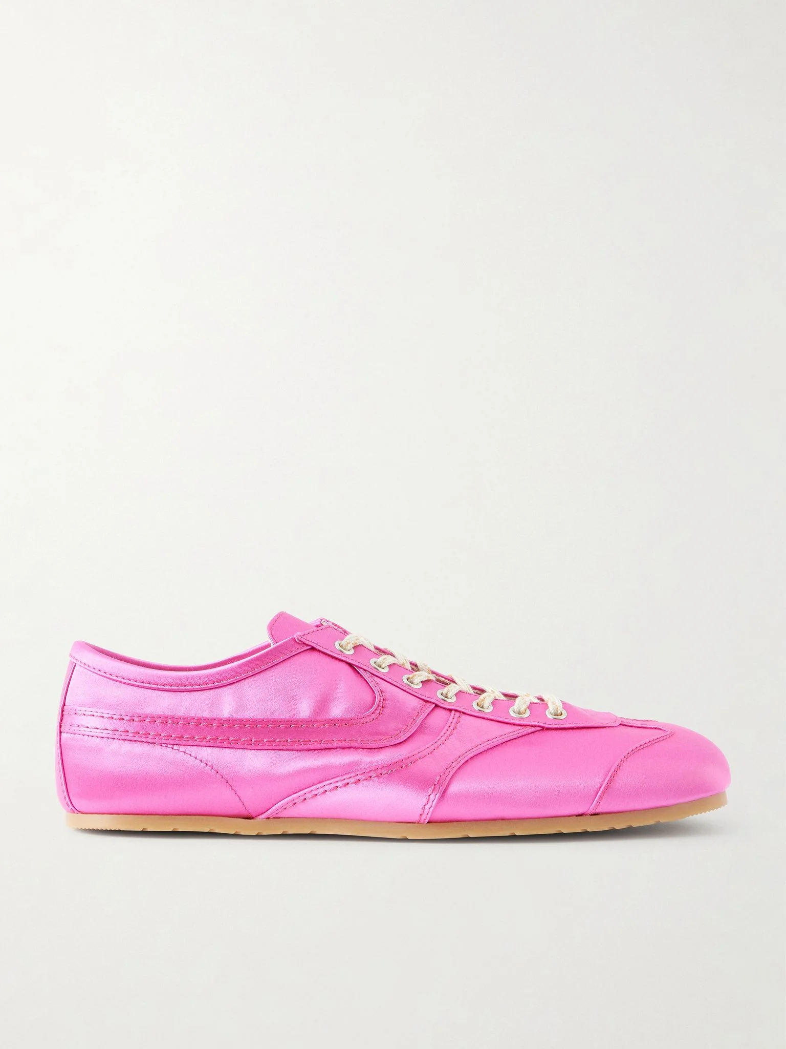Satin Sneakers Pink - 1