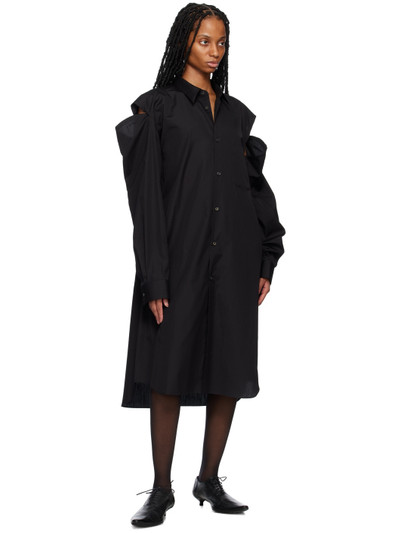 Comme Des Garçons Black Broad Midi Dress outlook