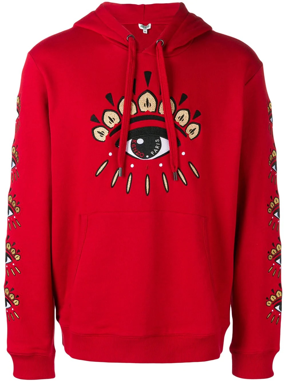 eye detail hoodie - 1