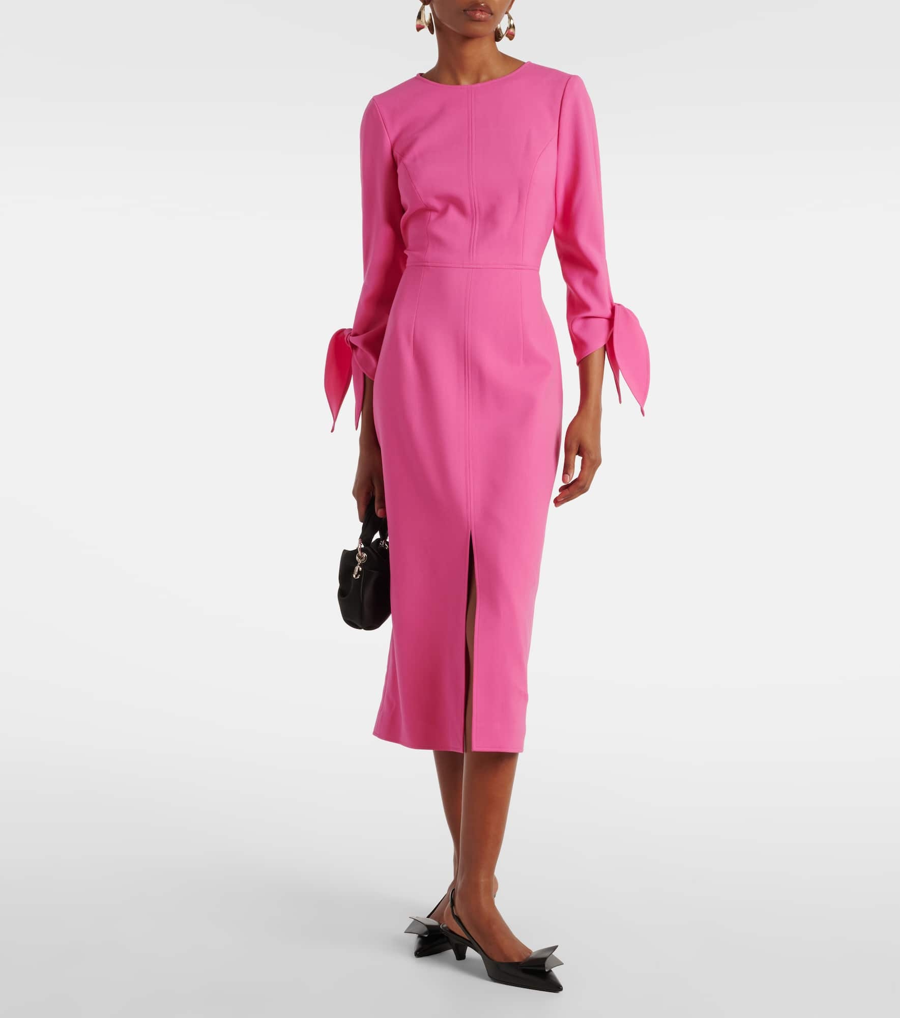 Wool-blend midi dress - 2