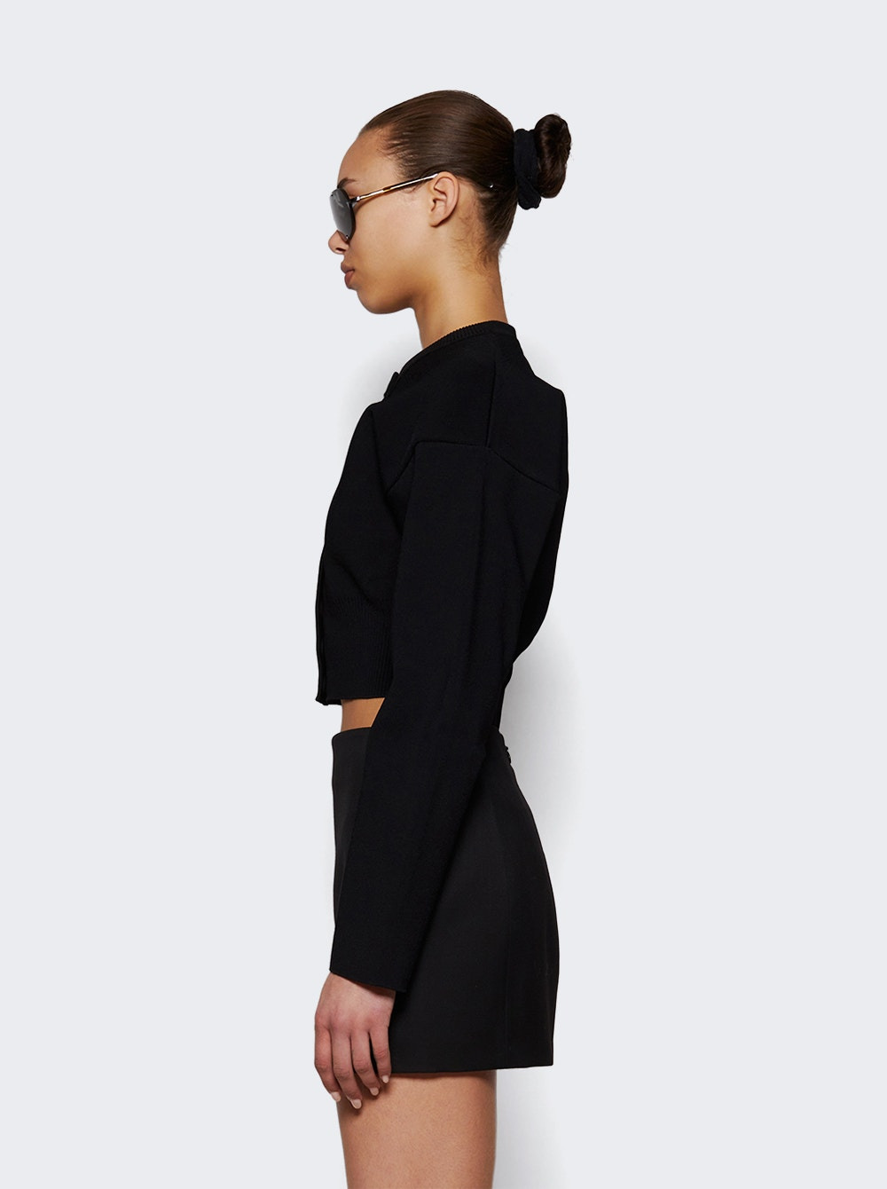 Matte Cardigan Black - 4