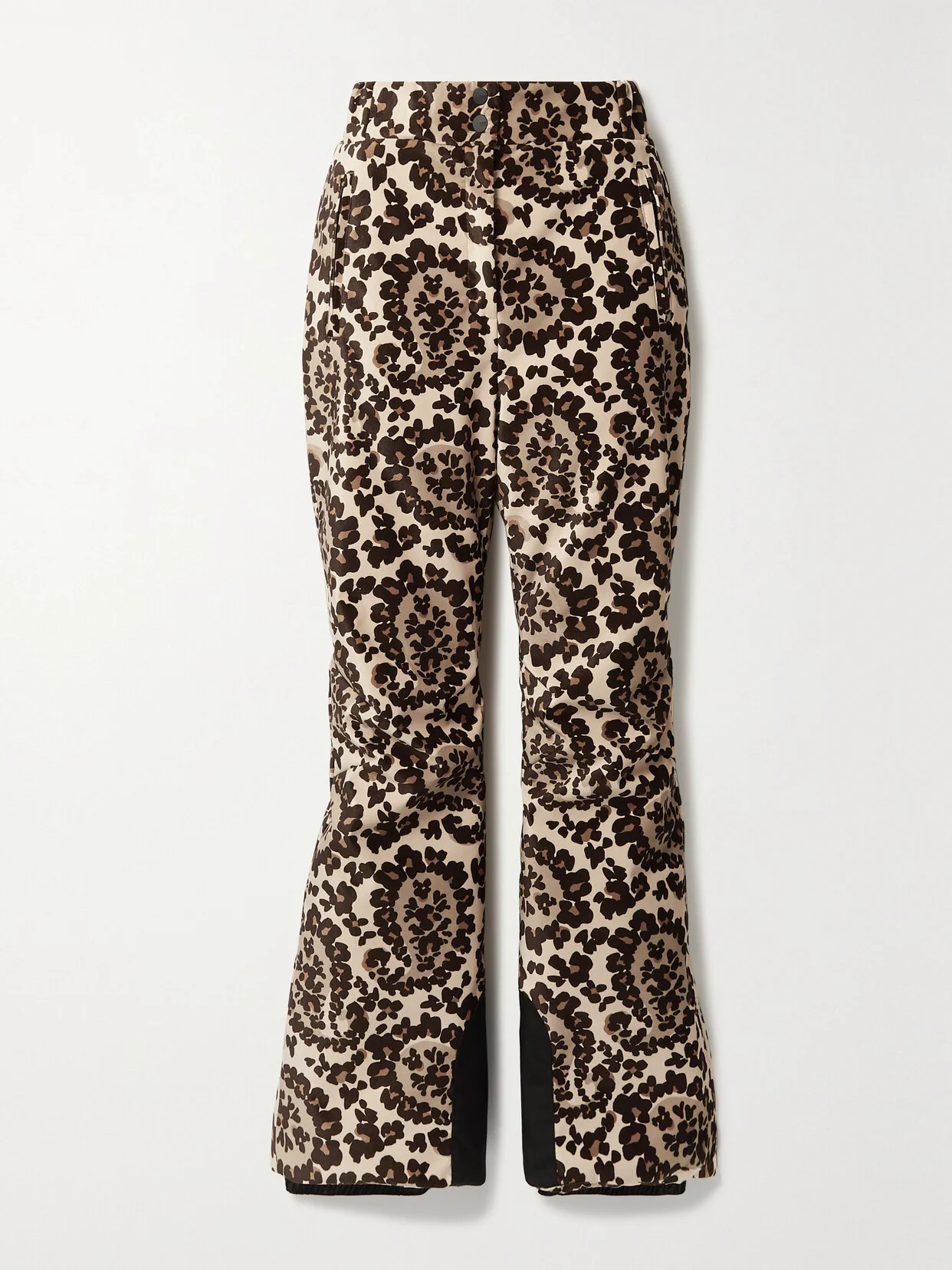 Printed Velvet Bootcut Ski Pants - 1