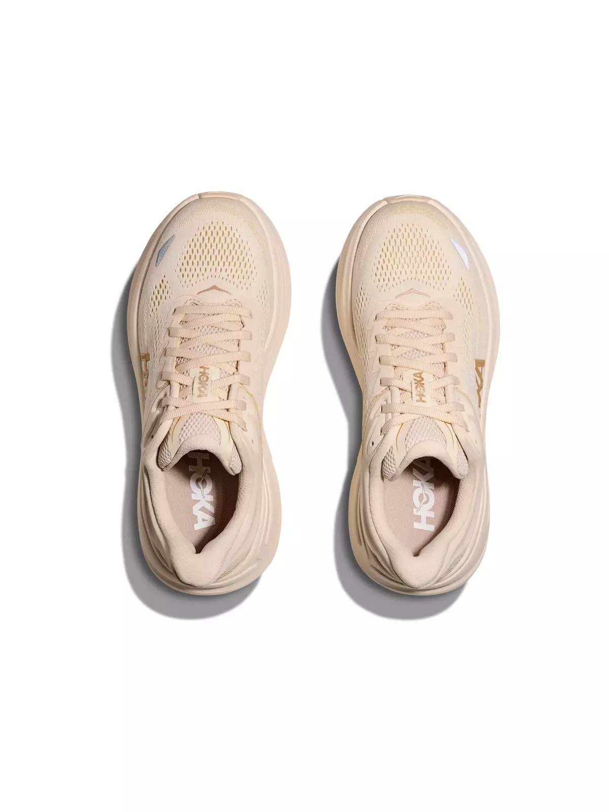 Bondi 9 "Vanilla/Birch" Women's Running Shoe - 5
