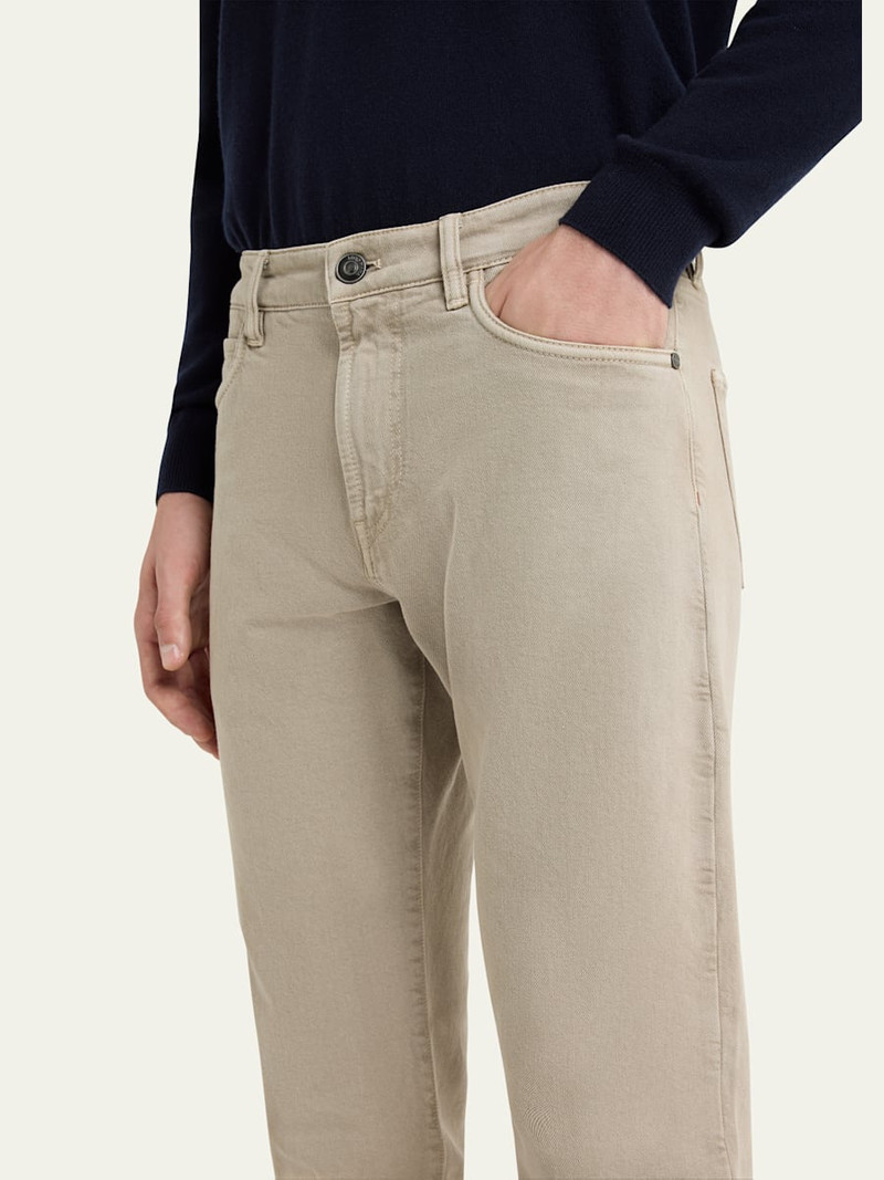 Men's Straight Leg 5-Pocket Pants 5