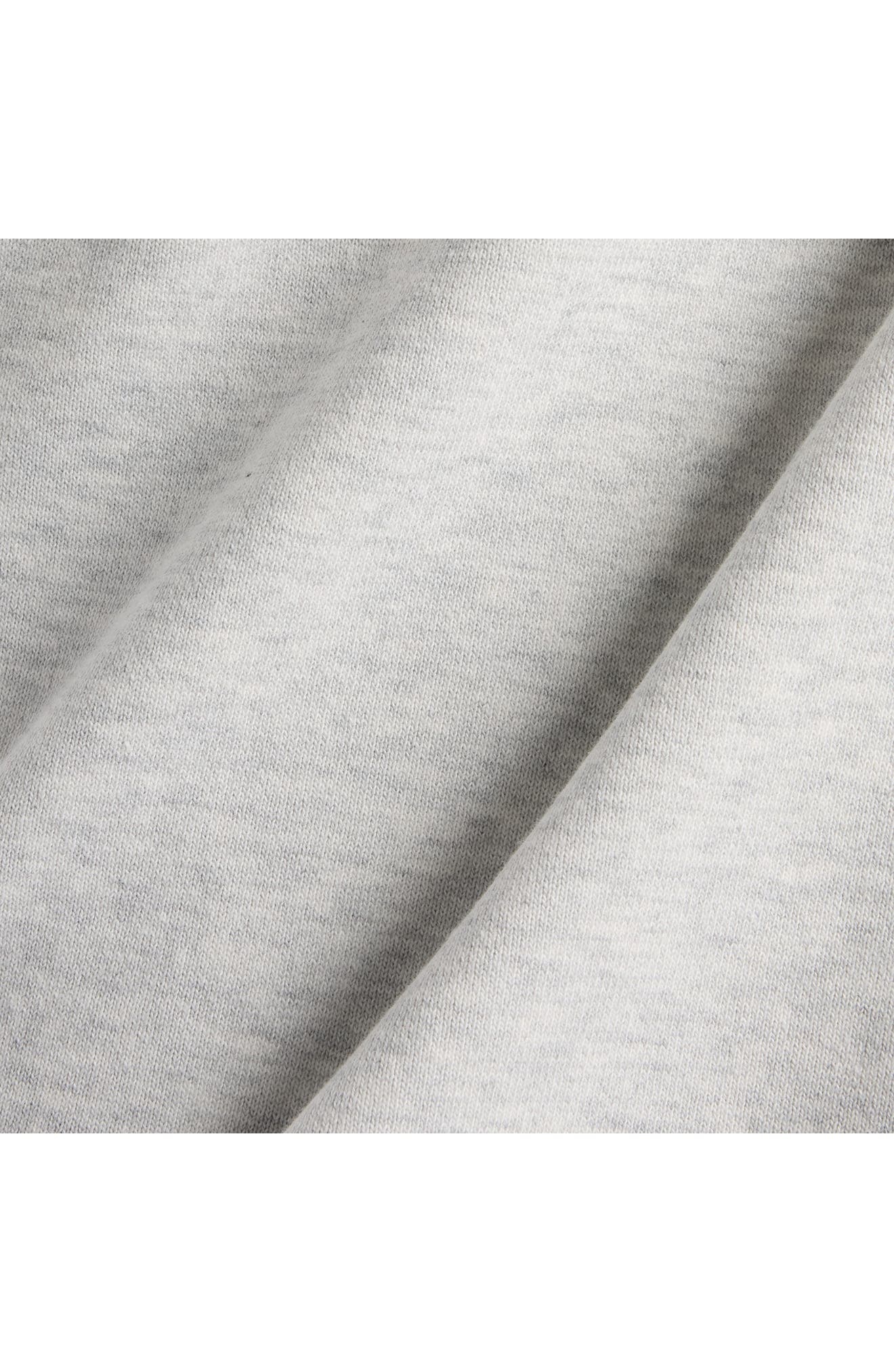 New Balance Oversize French Terry Polo Sweatshirt in Ash Heather at Nordstrom - 5