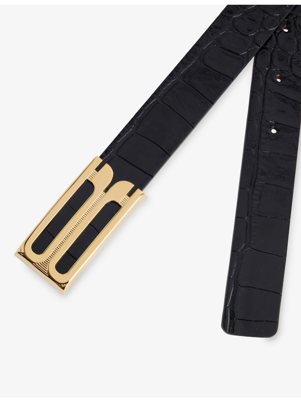 Regular Frame buckle-embellished leather belt - 2