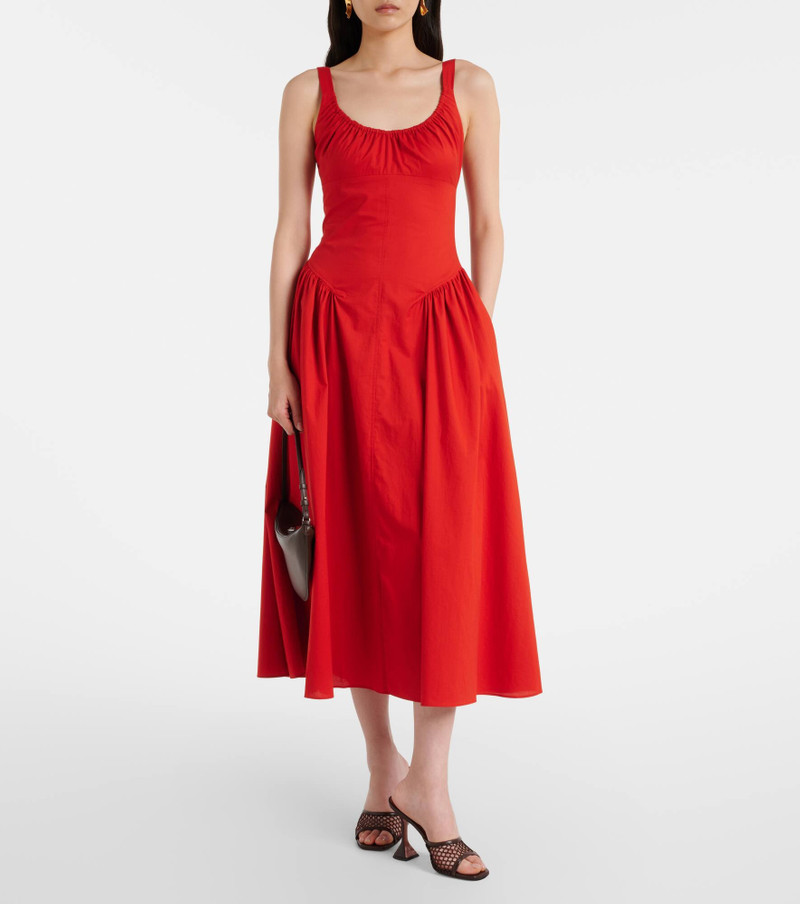 FAITHFULL Olas cotton midi dress outlook