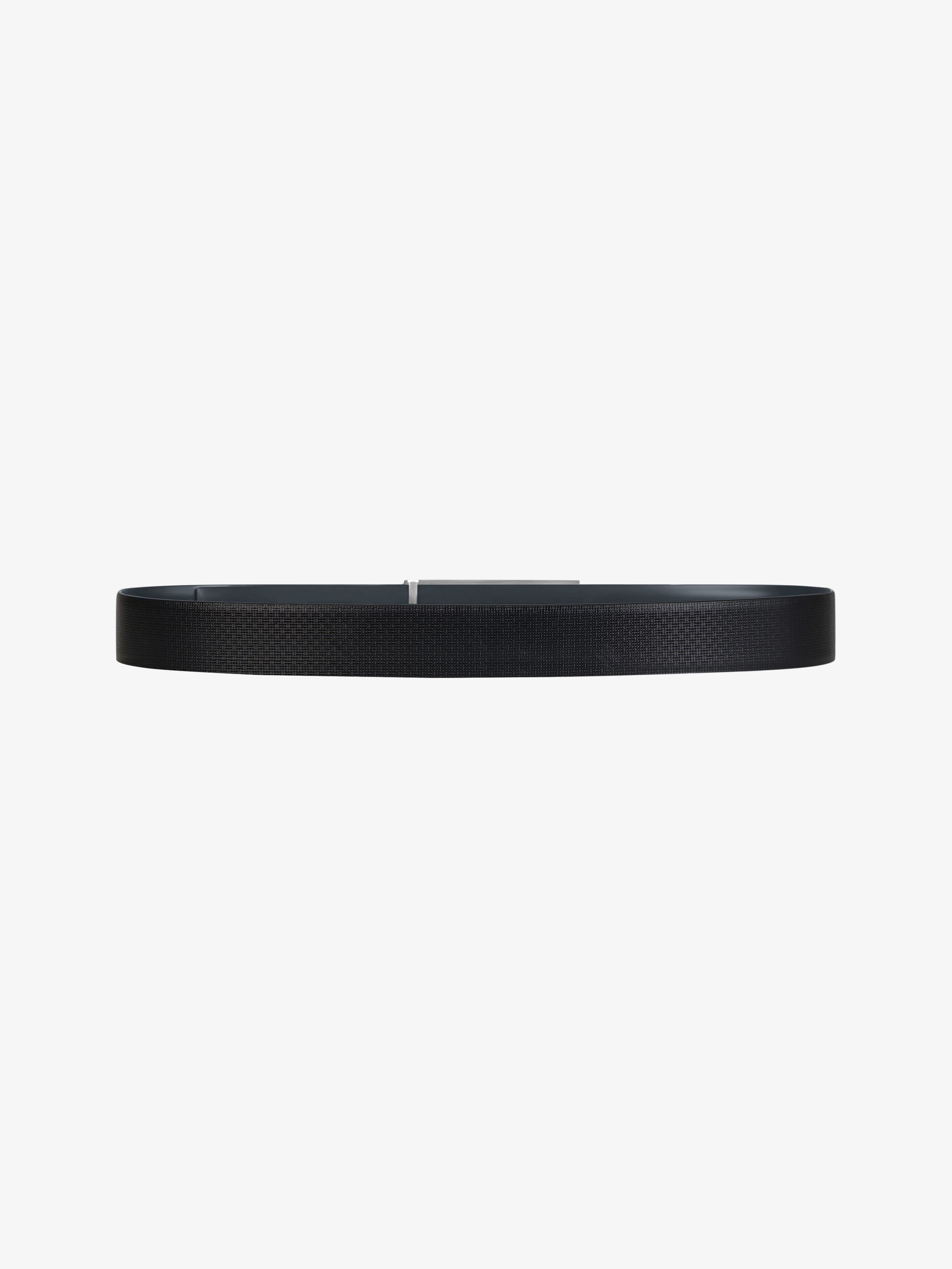 2G REVERSIBLE BELT IN 4G MICRO LEATHER - 3