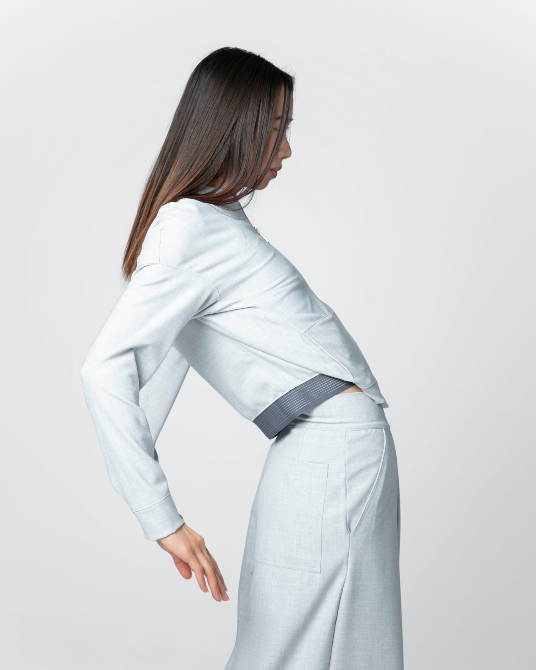 Short jersey stretch jacket - 5