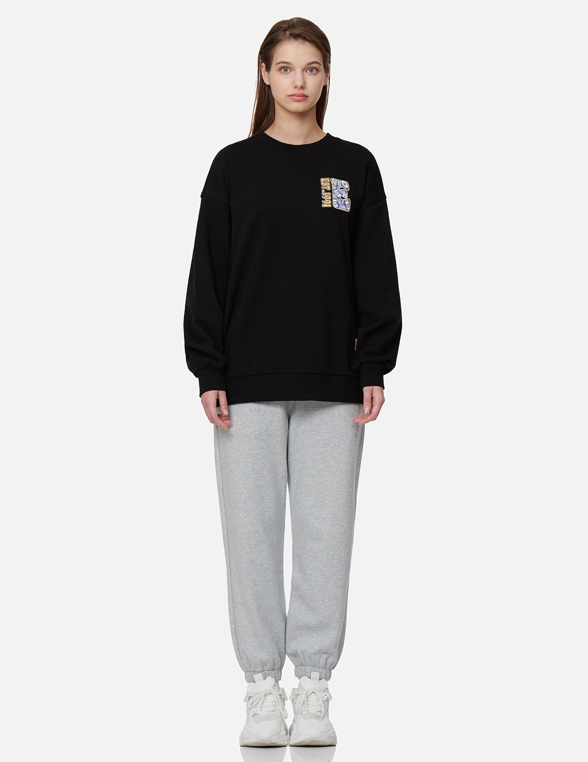 FORTUNE CAT AND DARUMA DOUBLE DAICOCK PRINT SWEATPANTS - 6