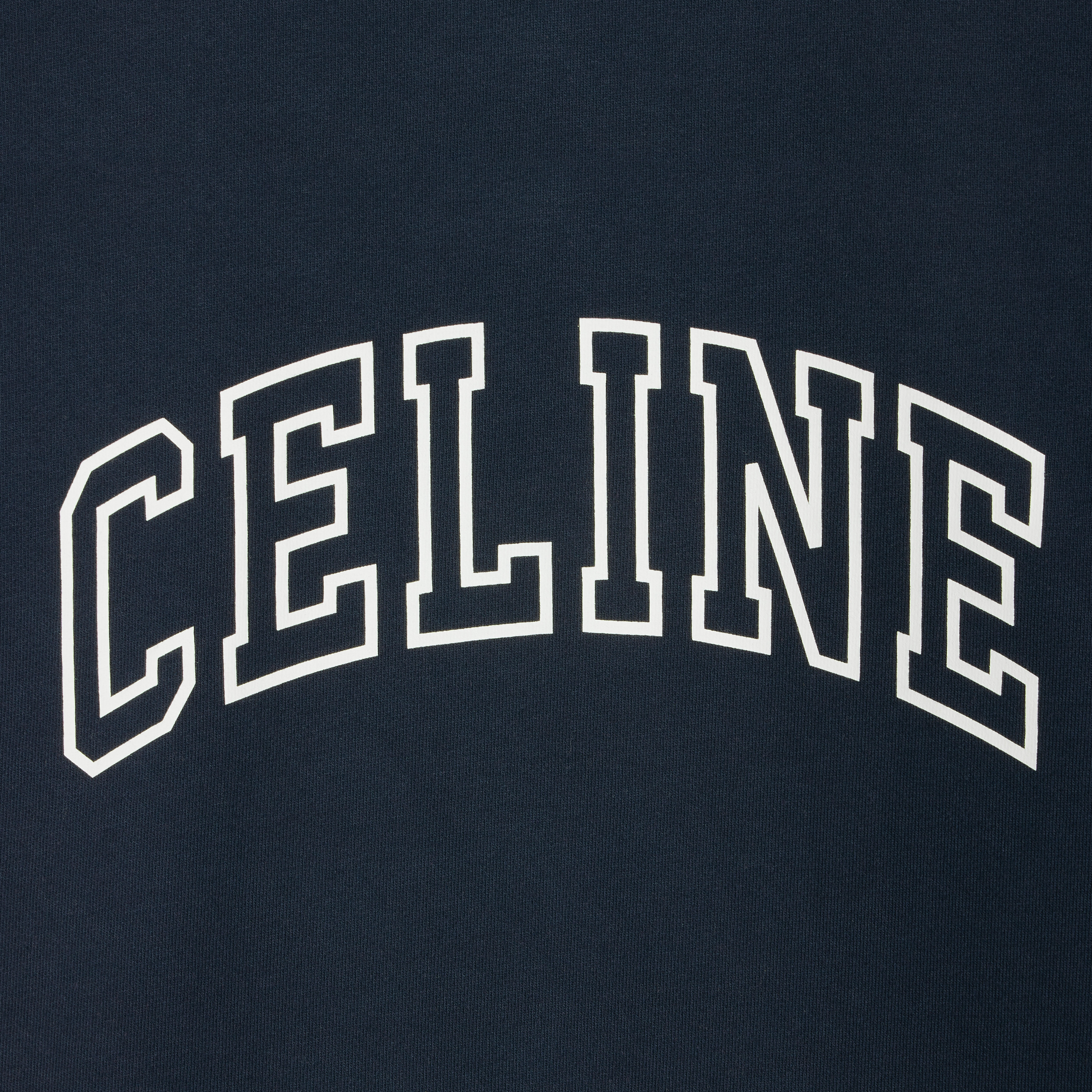 celine loose sweatshirt in COTTON FLEECE - 4