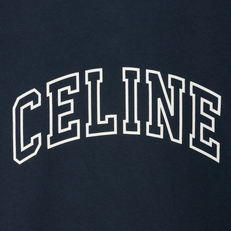 celine loose sweatshirt in COTTON FLEECE 4