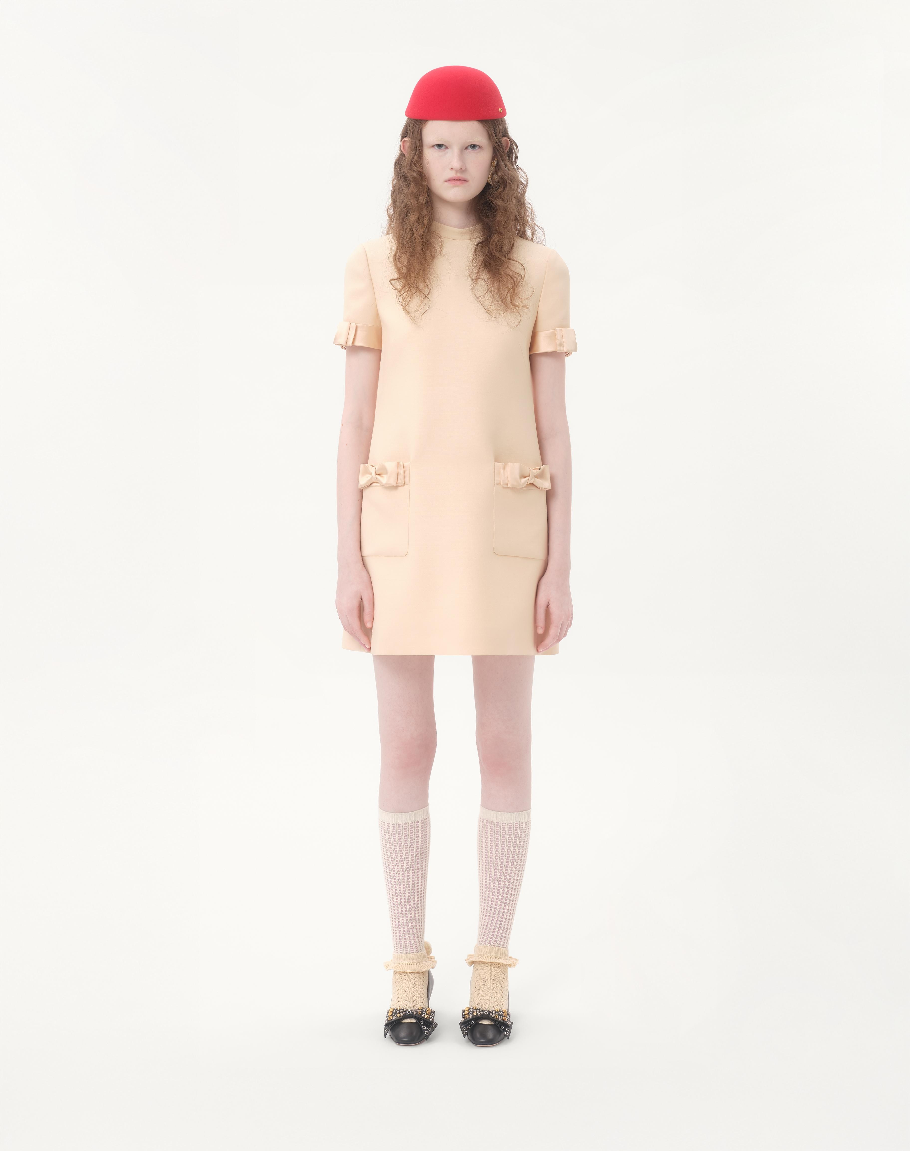 CREPE COUTURE SHORT DRESS - 4