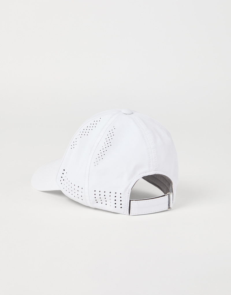 Brunello Cucinelli Stretch nylon baseball cap with logo outlook
