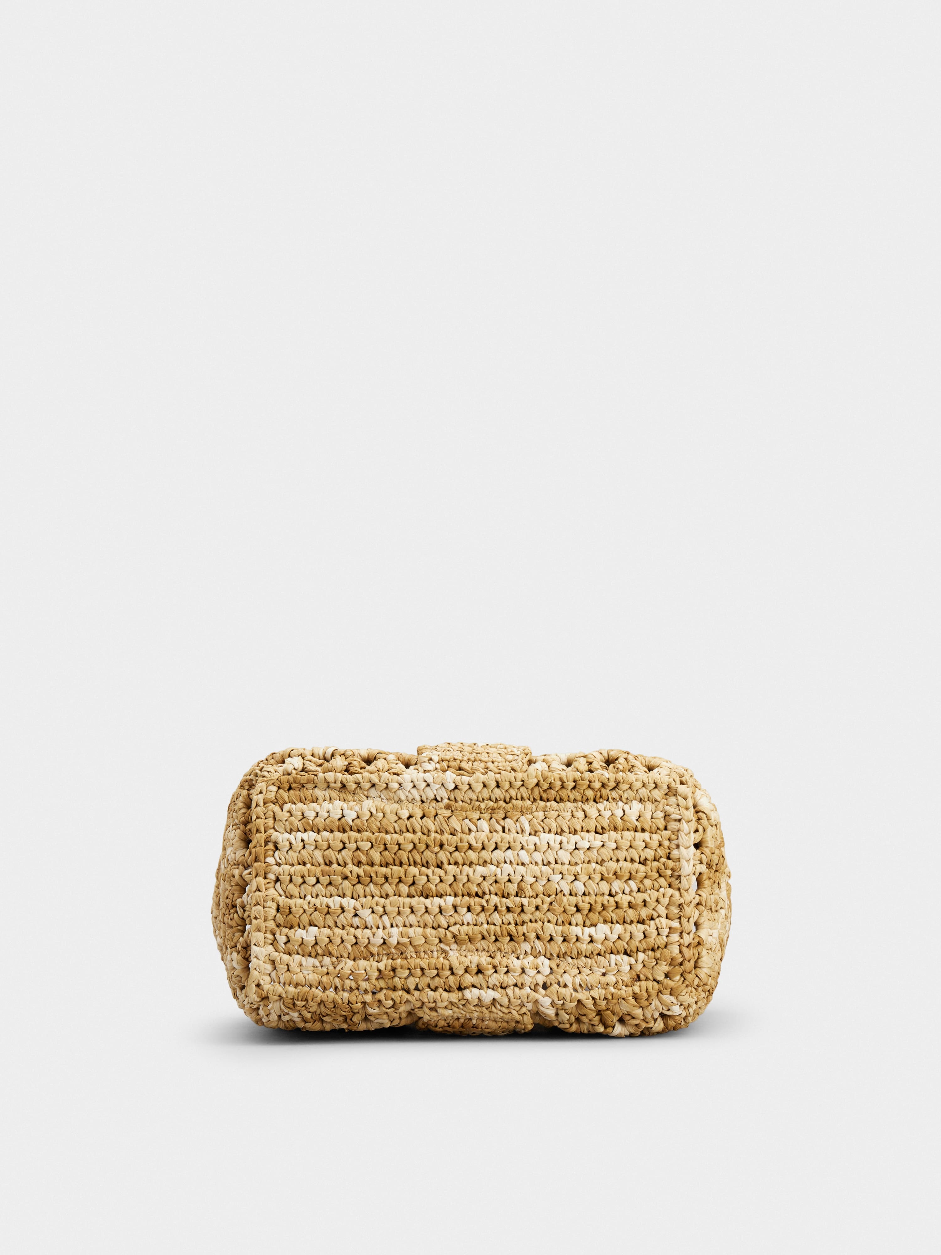 Viv' Choc Mini Shopping Bag in Raffia - 5