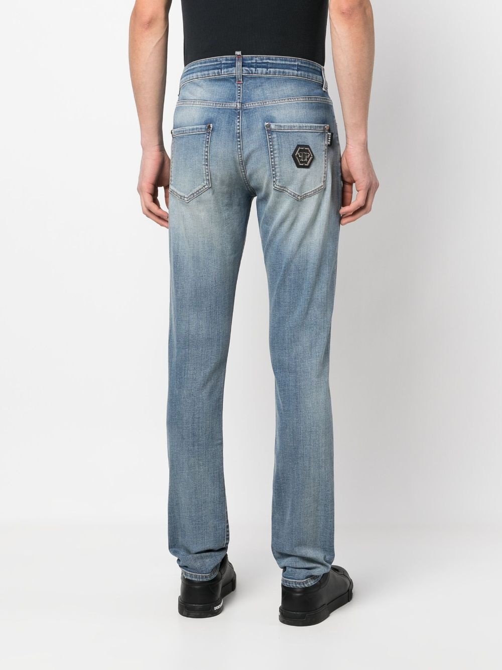 Hexagon straight leg jeans - 4