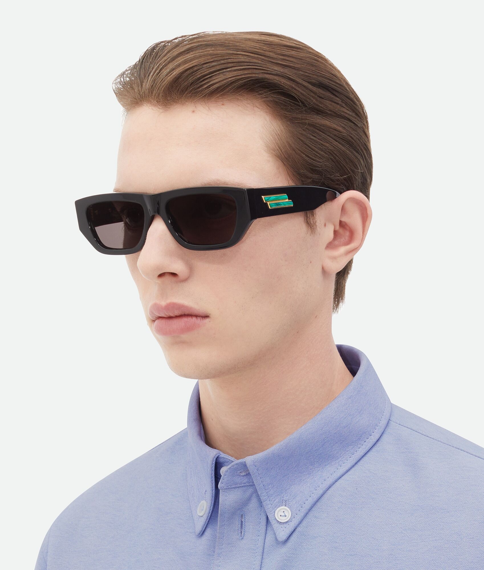Bolt Recycled Acetate Rectangular Sunglasses - 2