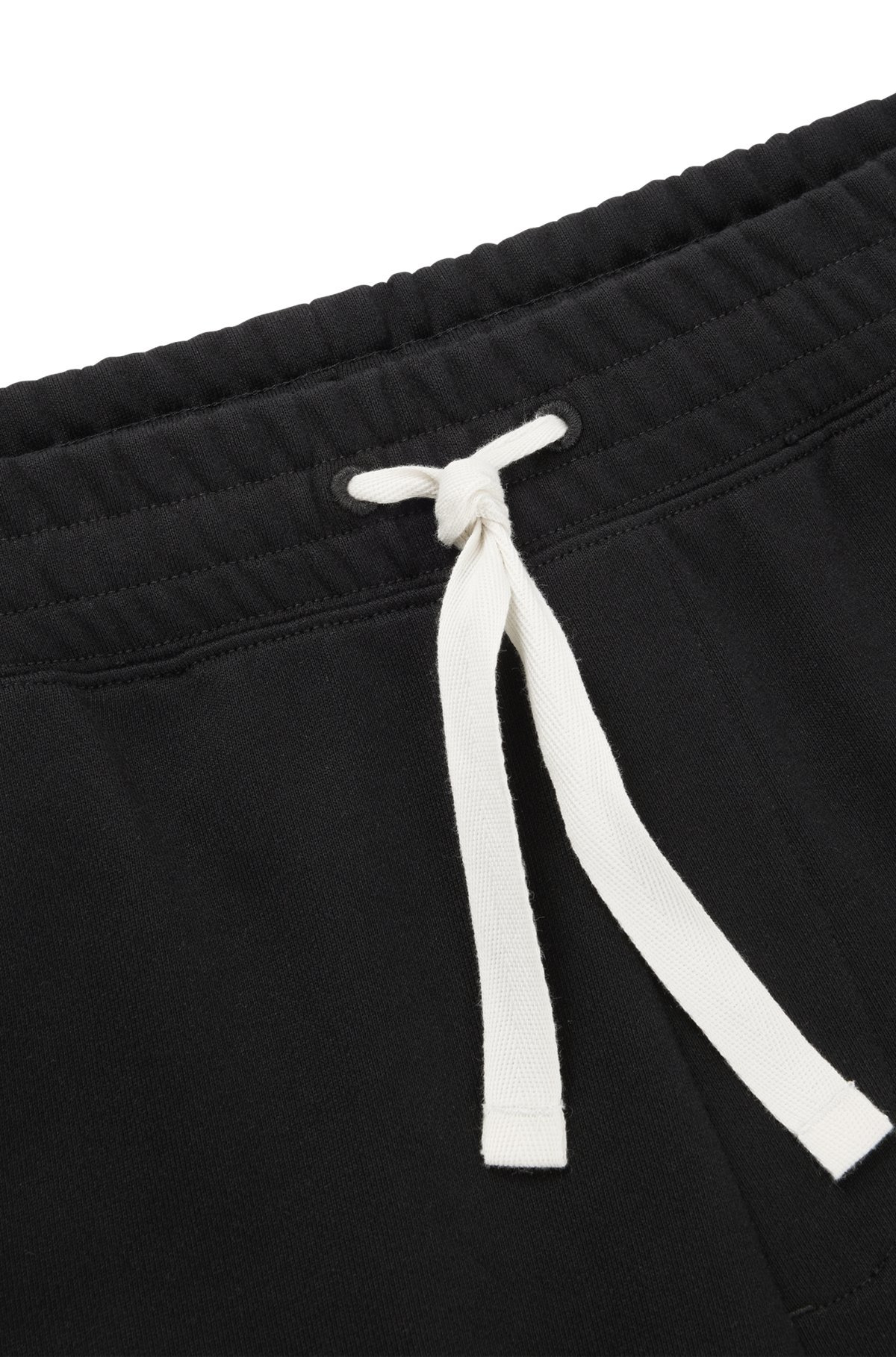COTTON-TERRY SHORTS WITH CONTRAST LOGO - 6