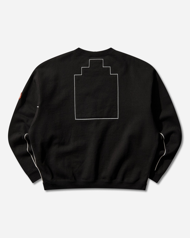 Cav Empt Men's Solid Loose Crewneck Sweatshirt Black outlook