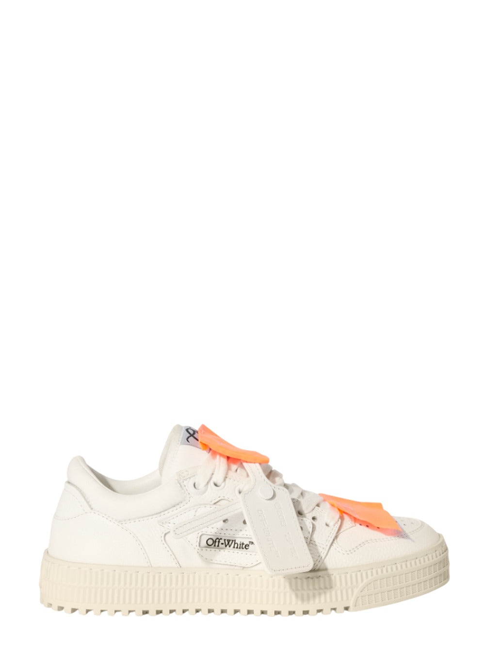 Off White Men Low Top 3.0 Off Court White-Orange Sneakers - 1