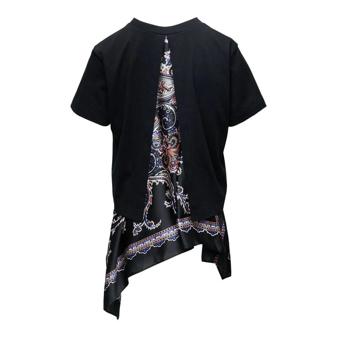 Paisley Print X Cotton Jersey T-Shirt - 2
