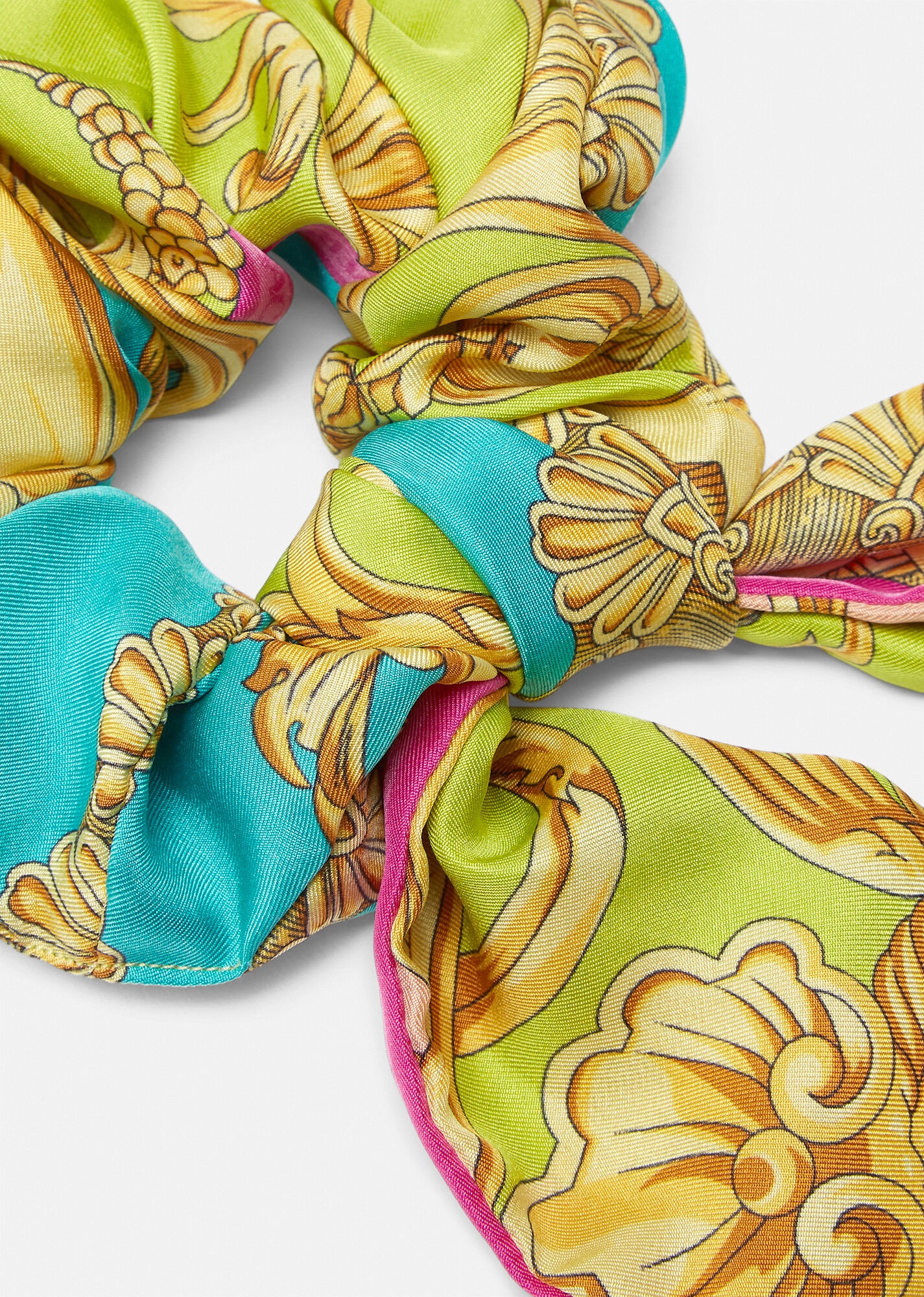 Barocco Goddess Silk Scrunchie - 2