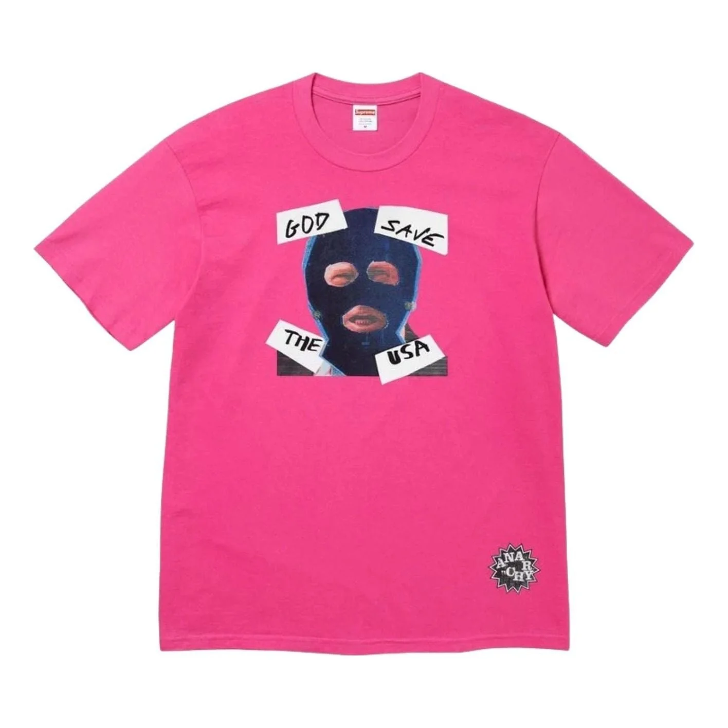 Supreme SS26 God Save Us T-Shirt 'Fuchsia' SUP-SS26-162-FCS - 1