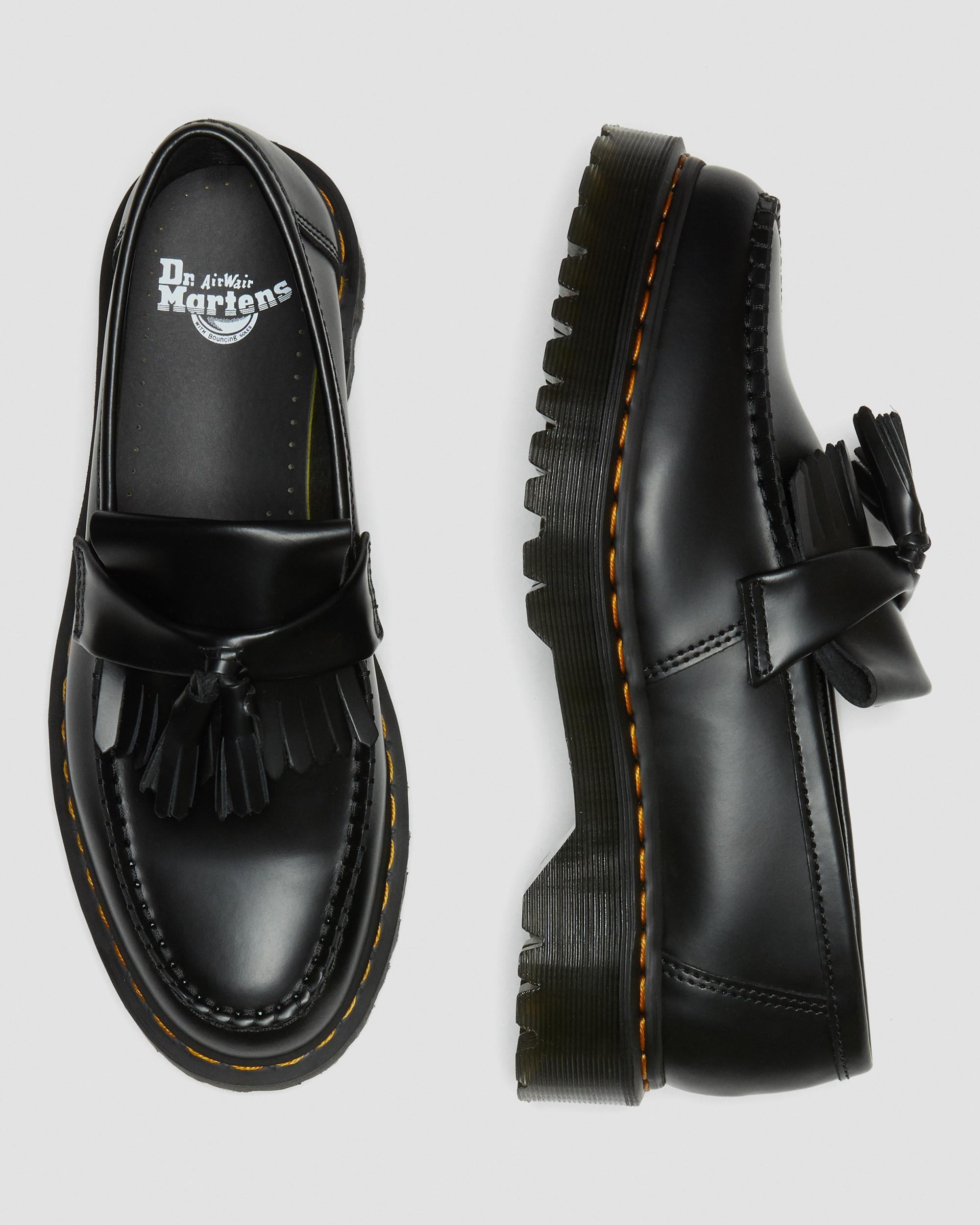 Adrian Bex Smooth Leather Tassel Loafers - 10